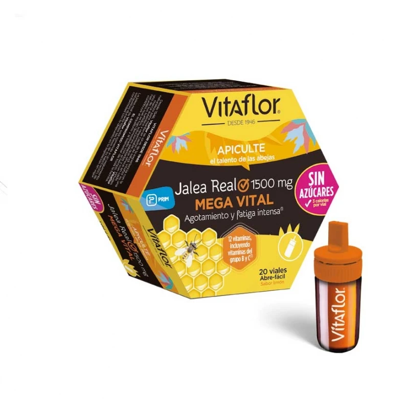 VITAFLOR JALEA REAL MEGA VITAL 200 ML 20 DRINK AMPOLLS