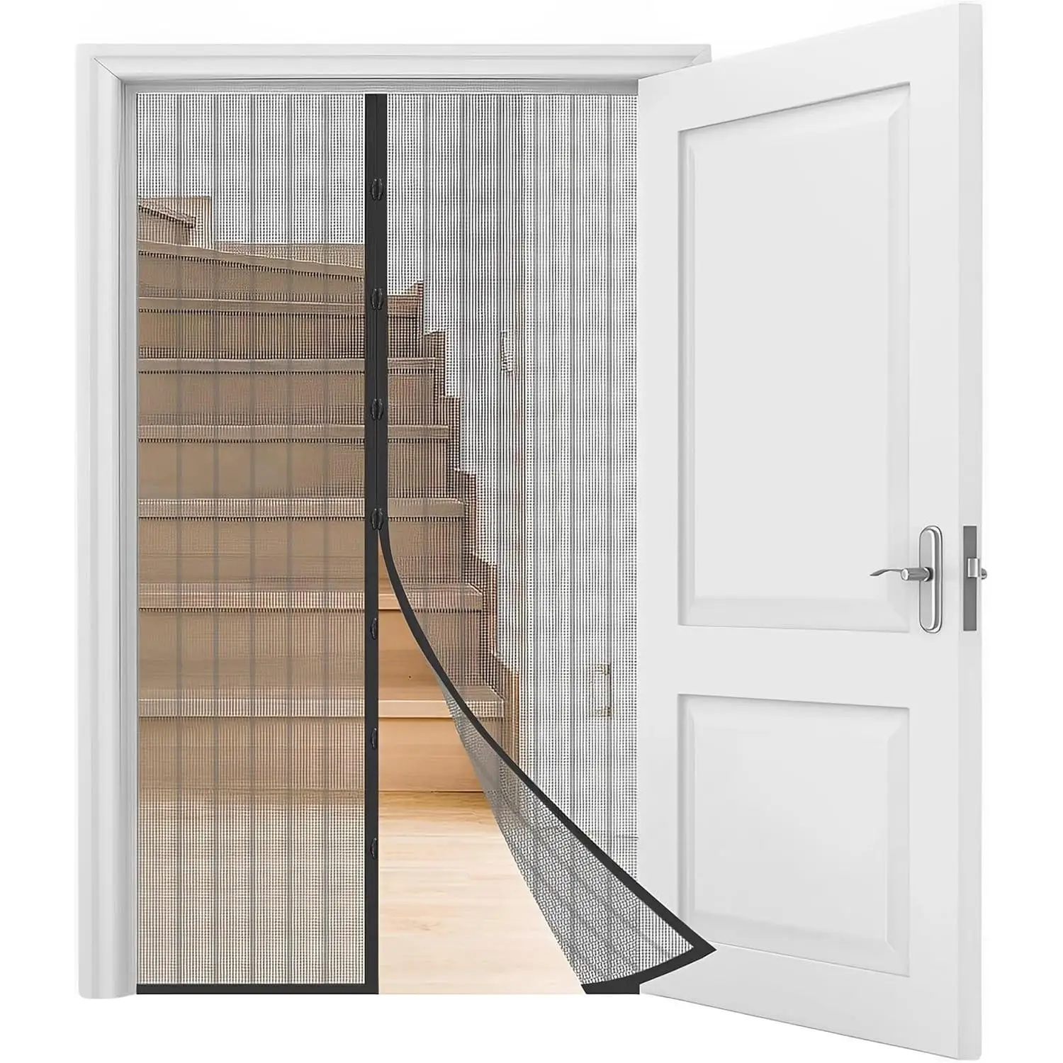 C.A | Mosquitera Magnética para Puerta 🚪 | Malla Resistente | Fácil Instalación | Protección contra Insectos