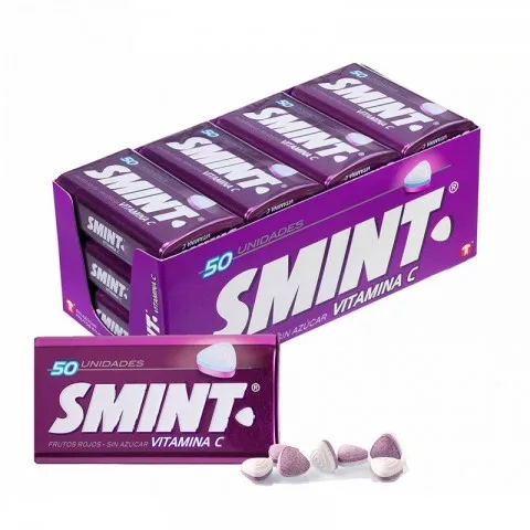 Caramelos Smint Frutos rojos 12 x 35g