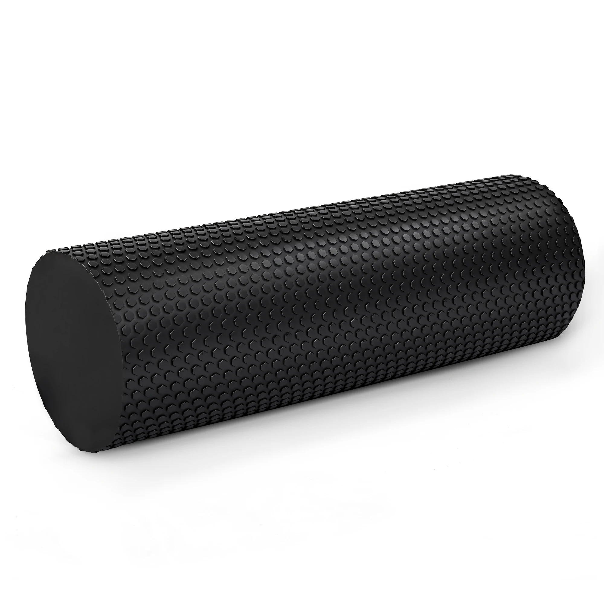 T-LoVendo Rodillo de Espuma De Alta Densidad para Masaje Muscular y Estiramientos | Foam Roller para Yoga Pilates Rehabilitación y Fitness |Alivio Miofascial l Espalda y Piernas | Varias medidas l Negro