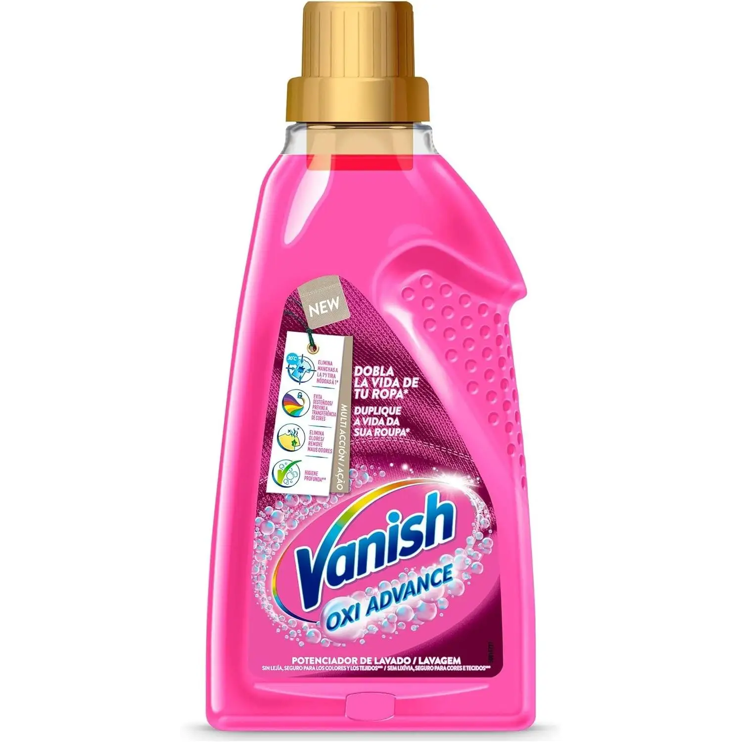 VANISH GEL Oxy ACTION 1500ML no bleach removes odors