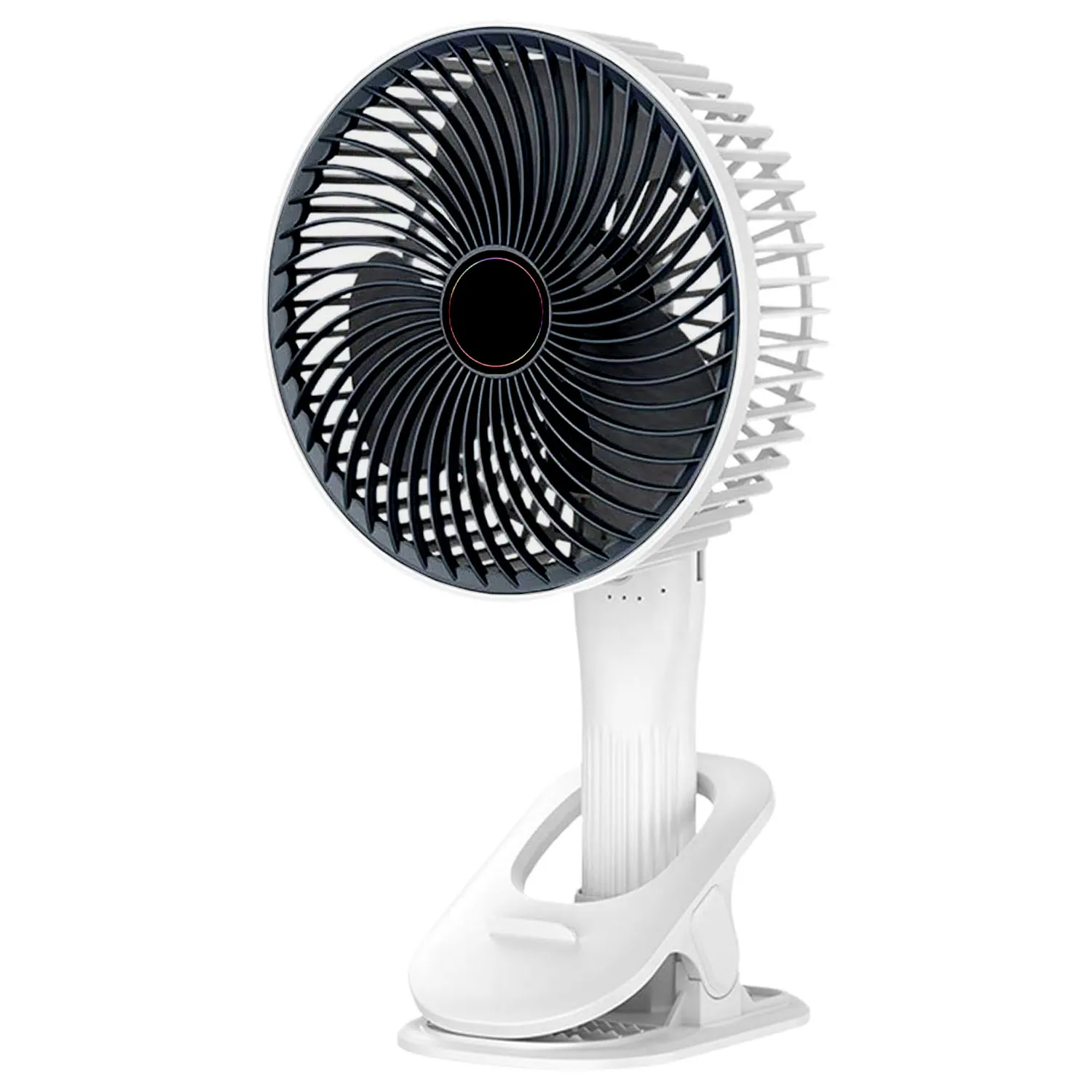 EasySpeed Ventiladores Portátiles, Miniventilador de Bateria con Pinza, Ventilador con Clip de Sujeción, Recargable por USB, 3 Velocidades, Silencioso