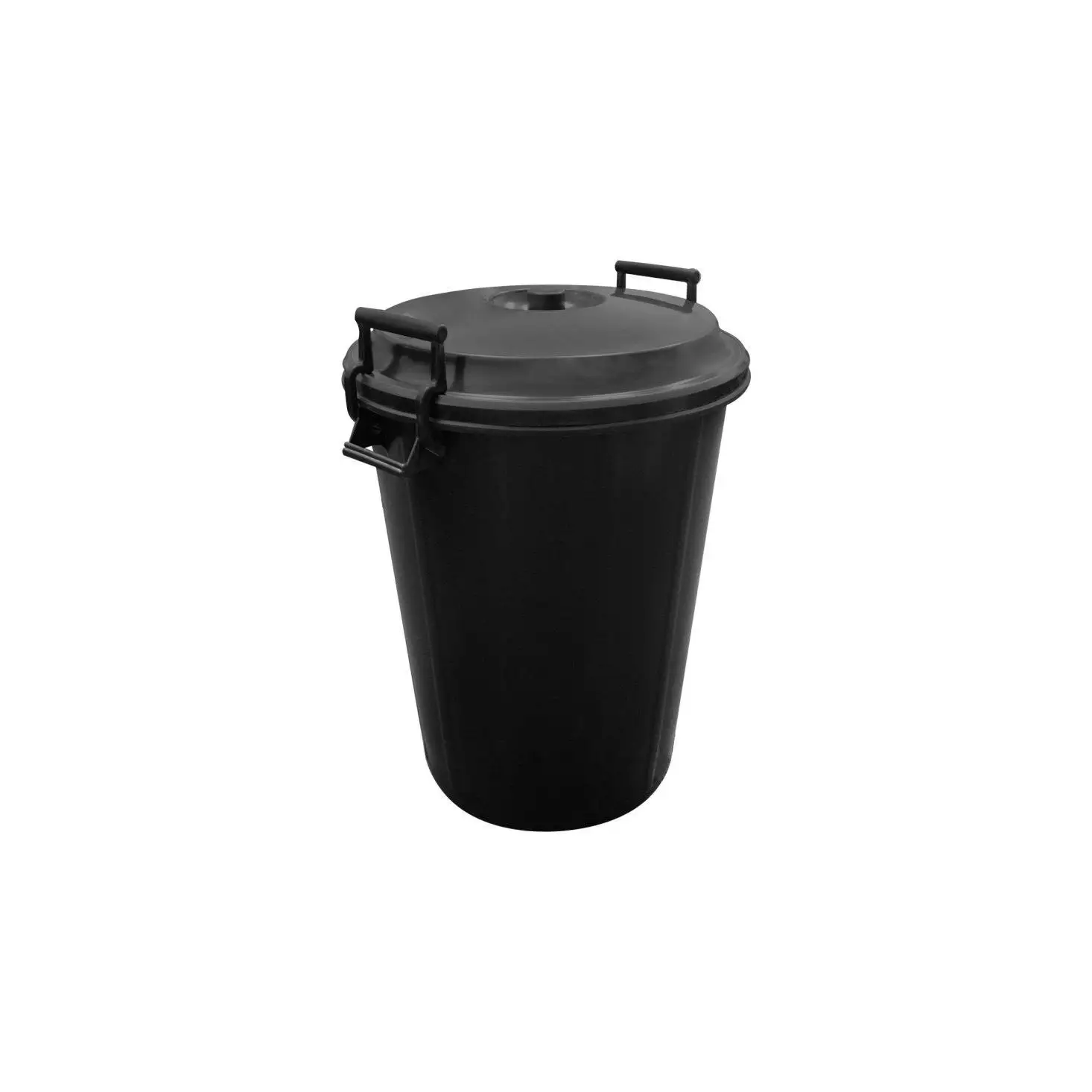 Contenedor de Residuos Industrial de 100L | Cilíndrico de Plástico con Apertura Manual | JARDIN202 | Ideal para Cocinas Comerciales y Talleres