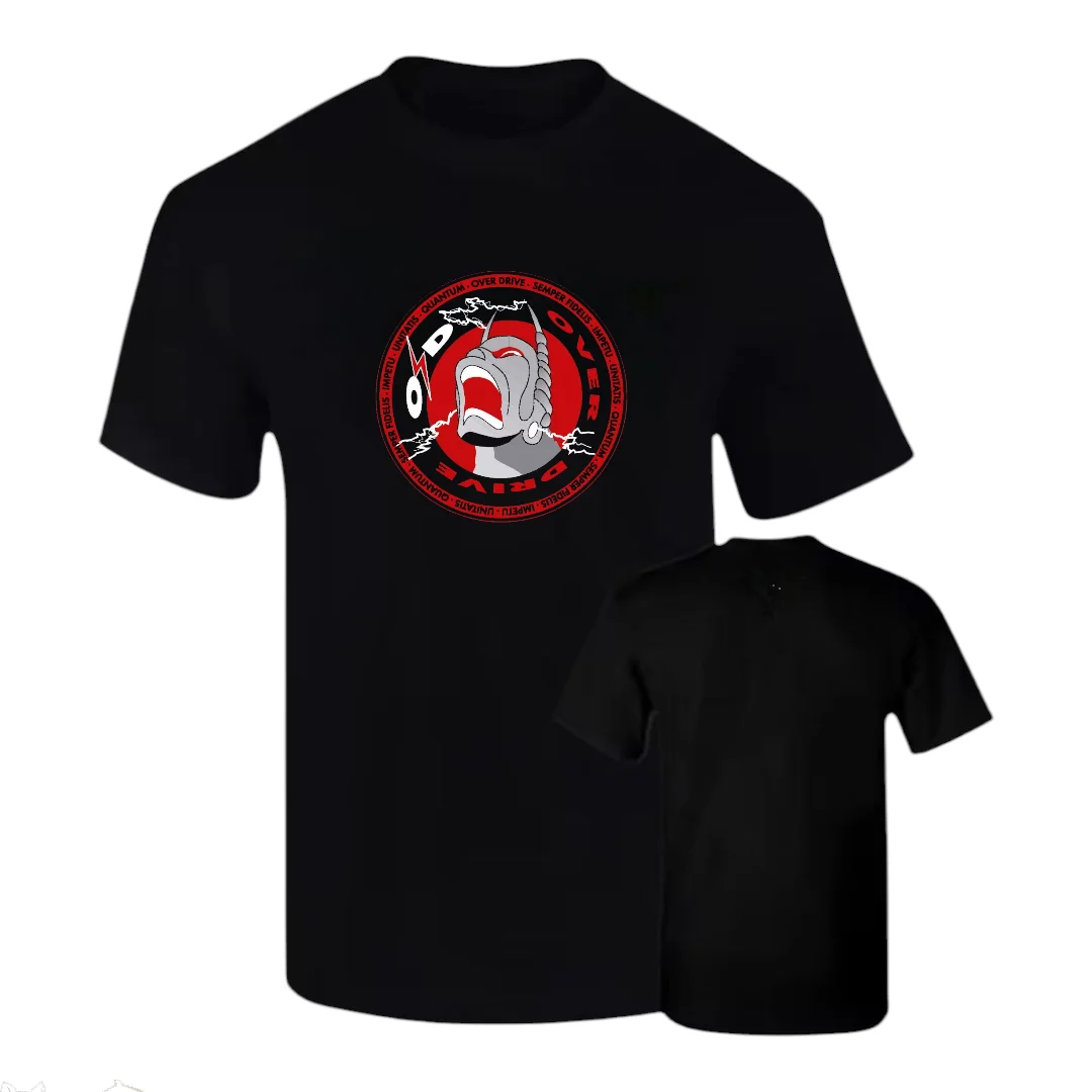 Camiseta Premium Discoteca Over Drive España 190grs negra 100% algodon Unisex