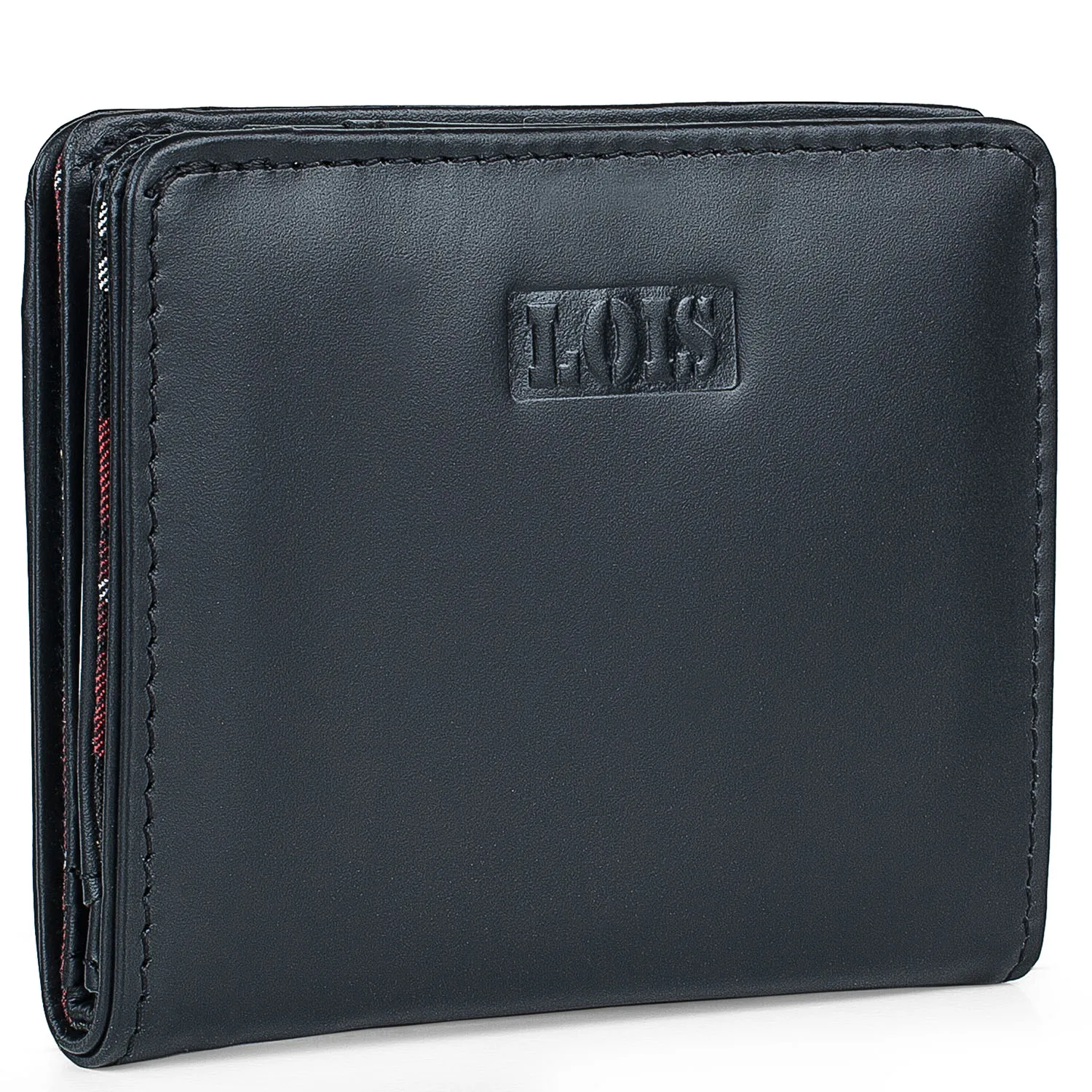 Carteras Para Hombre Piel - Cartera Hombre Marca Lois - Billeteras Para Hombre Con Compartimento Para Tarjetas - Monedero Hombre Piel Autentica Con Cremallera - Cartera Tarjetero Hombre RFID 202044