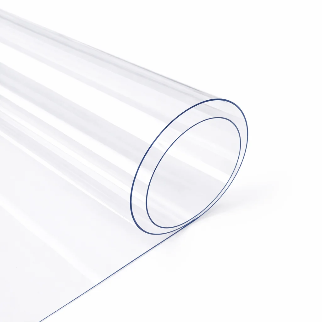 Protector de mesa PVC transparente 0.3 mm, mantel transparen