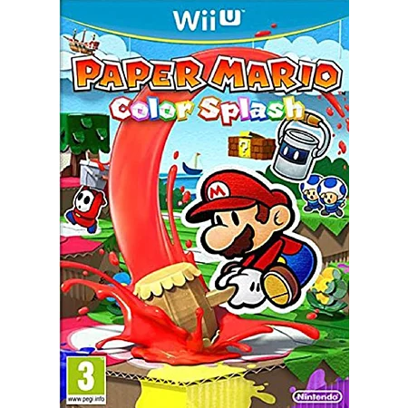 Paper Mario Color Splash (Importacion Francesa) - Nintendo Wii U - Nuevo precintado