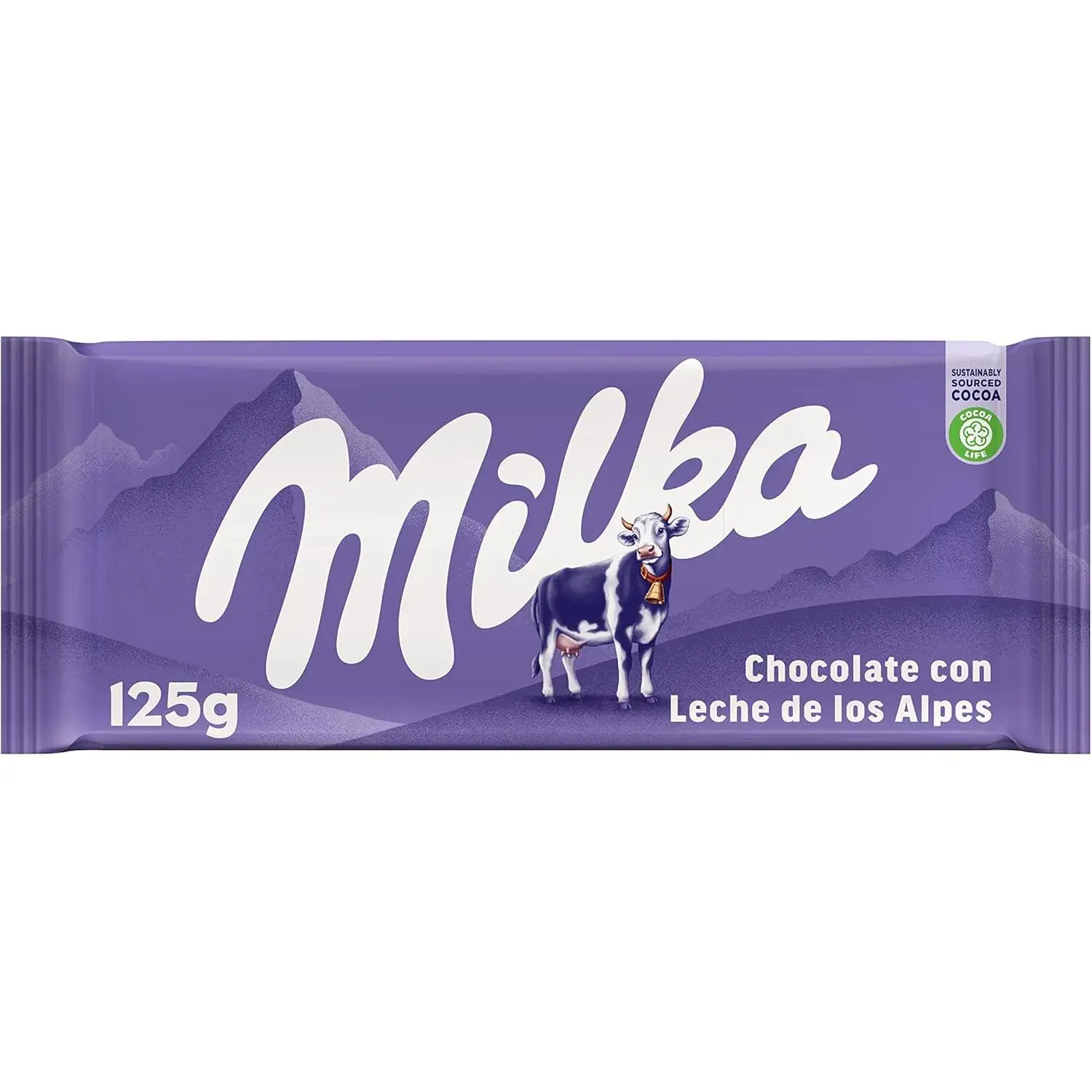 Milka Tableta de Chocolate con Leche de los Alpes, 125 g*10