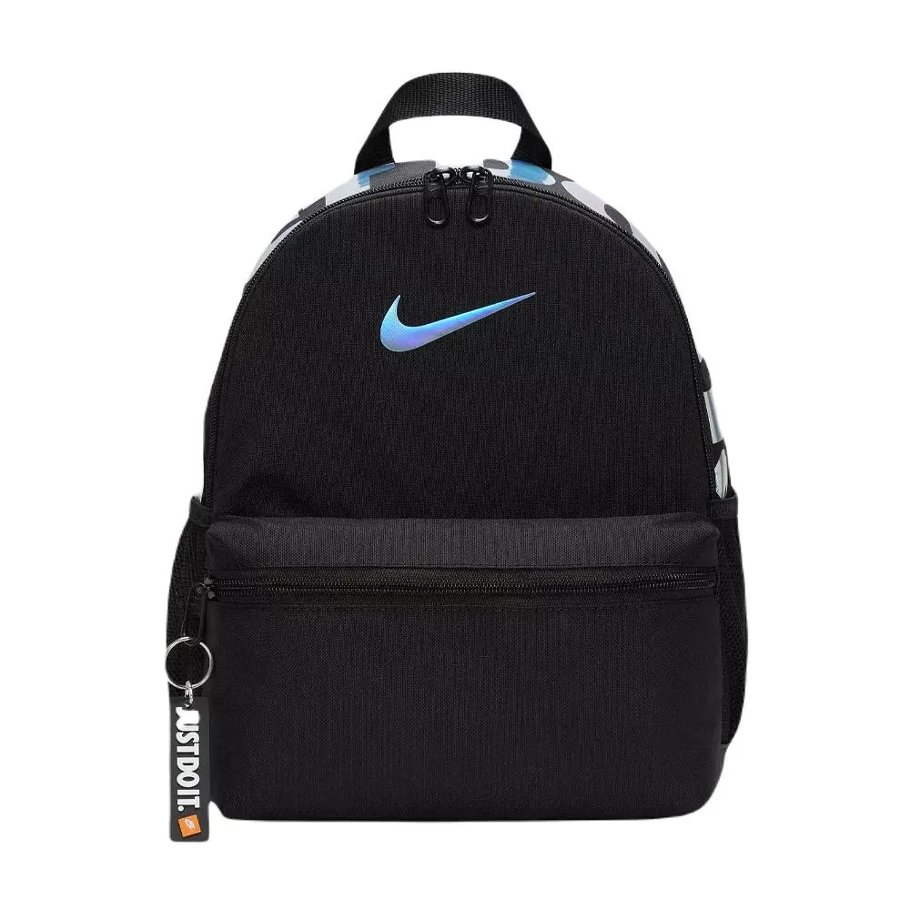 Nike and Brsla Jdi Mini 11 Litr black Silver Dr6091-017 backpack Mini backpack