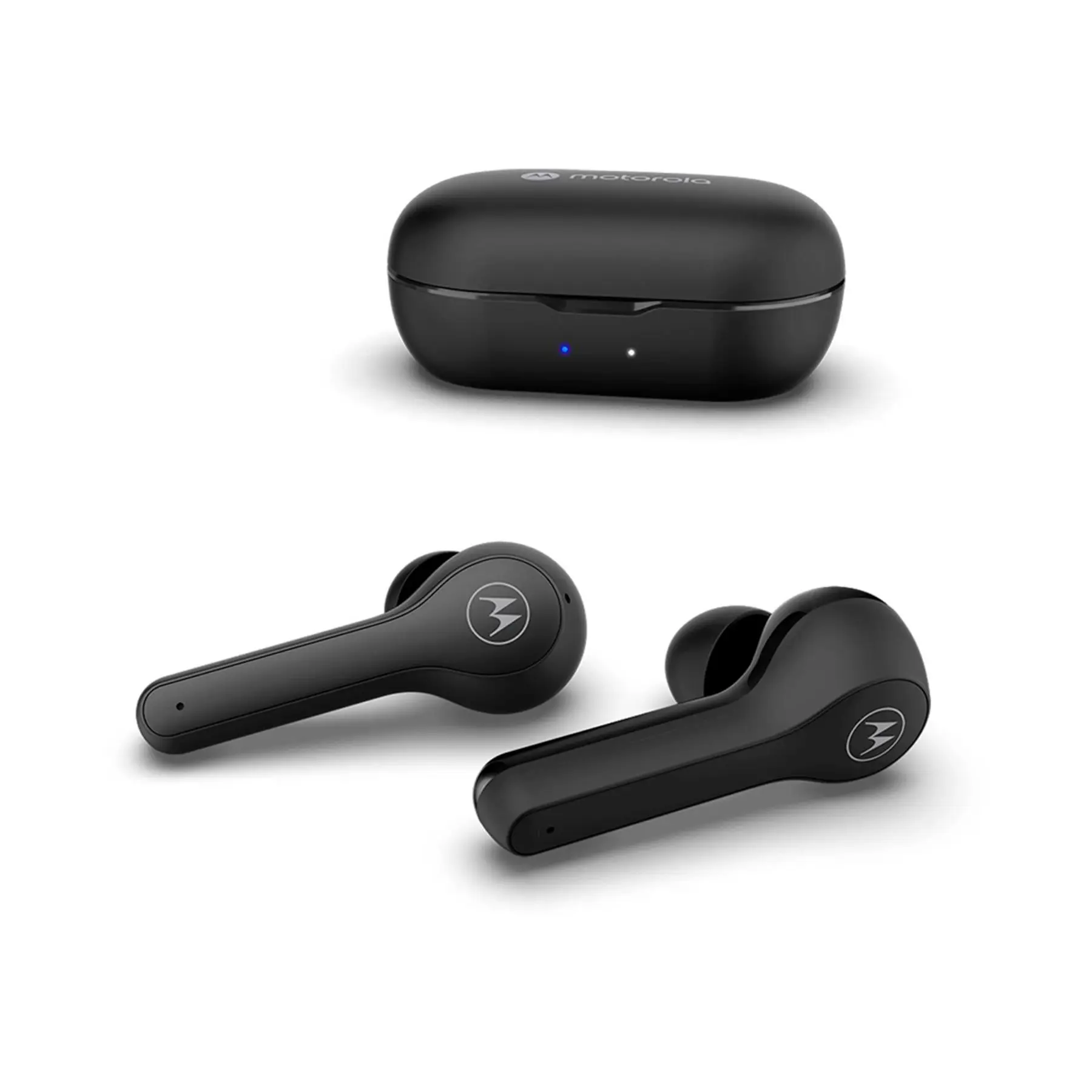 Motorola Sound Moto Buds 085-wireless earphones, in-ear earphones, 15 hours of use, compact charger, waterproof and sweat, touch and voice Control, Black