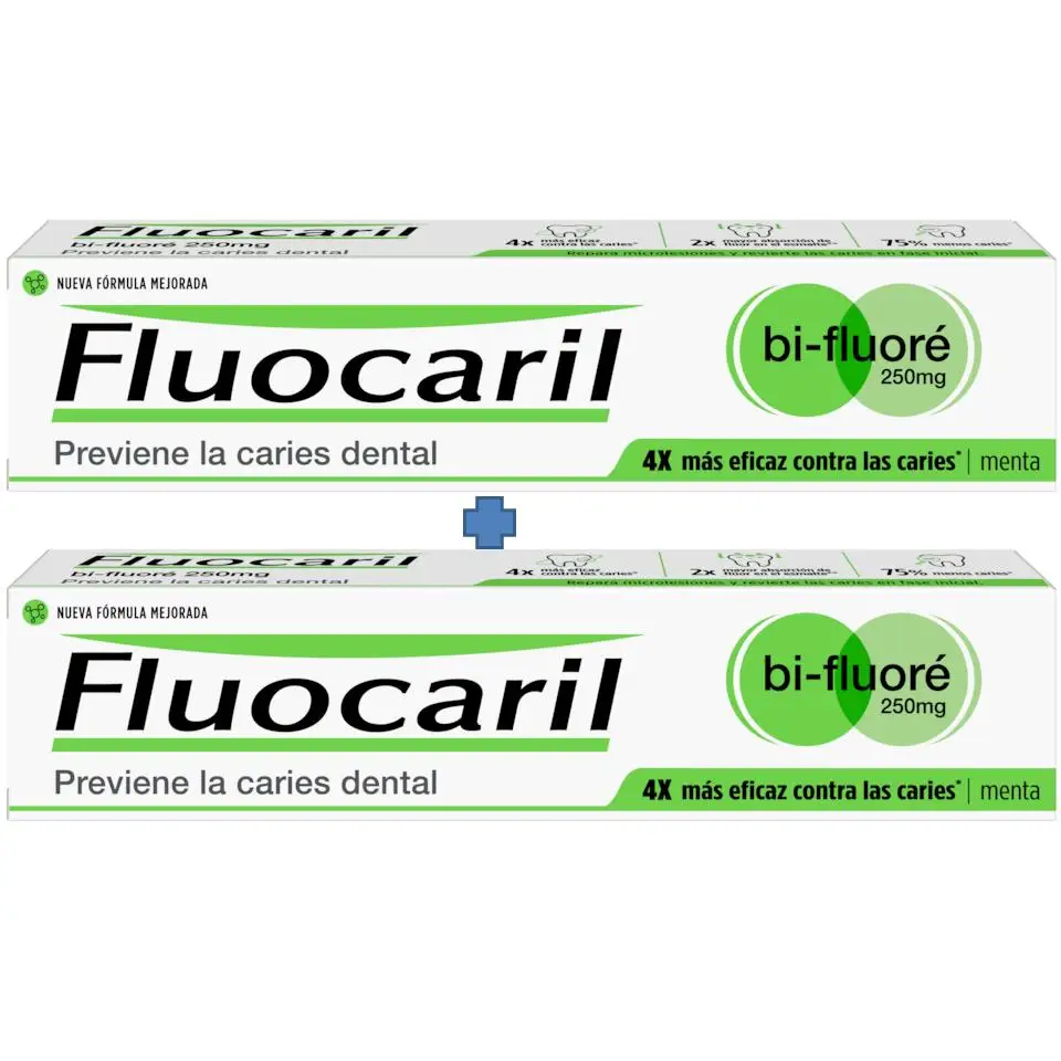 Fluocaril Bi-Fluoré 250 2 unidades x 125 Ml - Pasta de Dientes Completa
