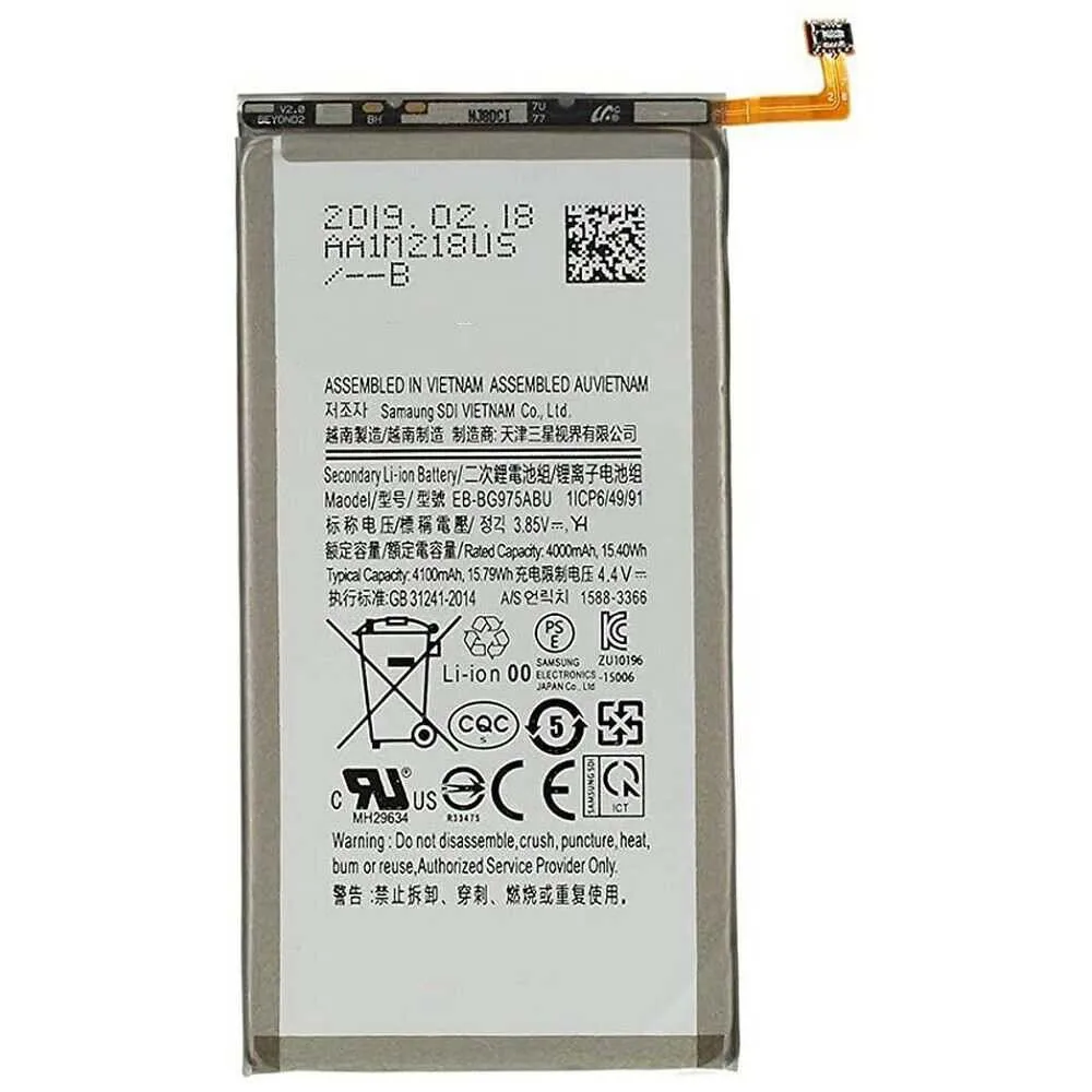 Todobarate 24 hours battery for SAMSUNG GALAXY S10 PLUS G975 EB-BG975ABU 4000MAH