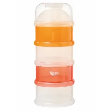 Dosificador de Leche en Polvo Tigex Eco Pack – 4 Compartimentos y Hasta 8 Dosis