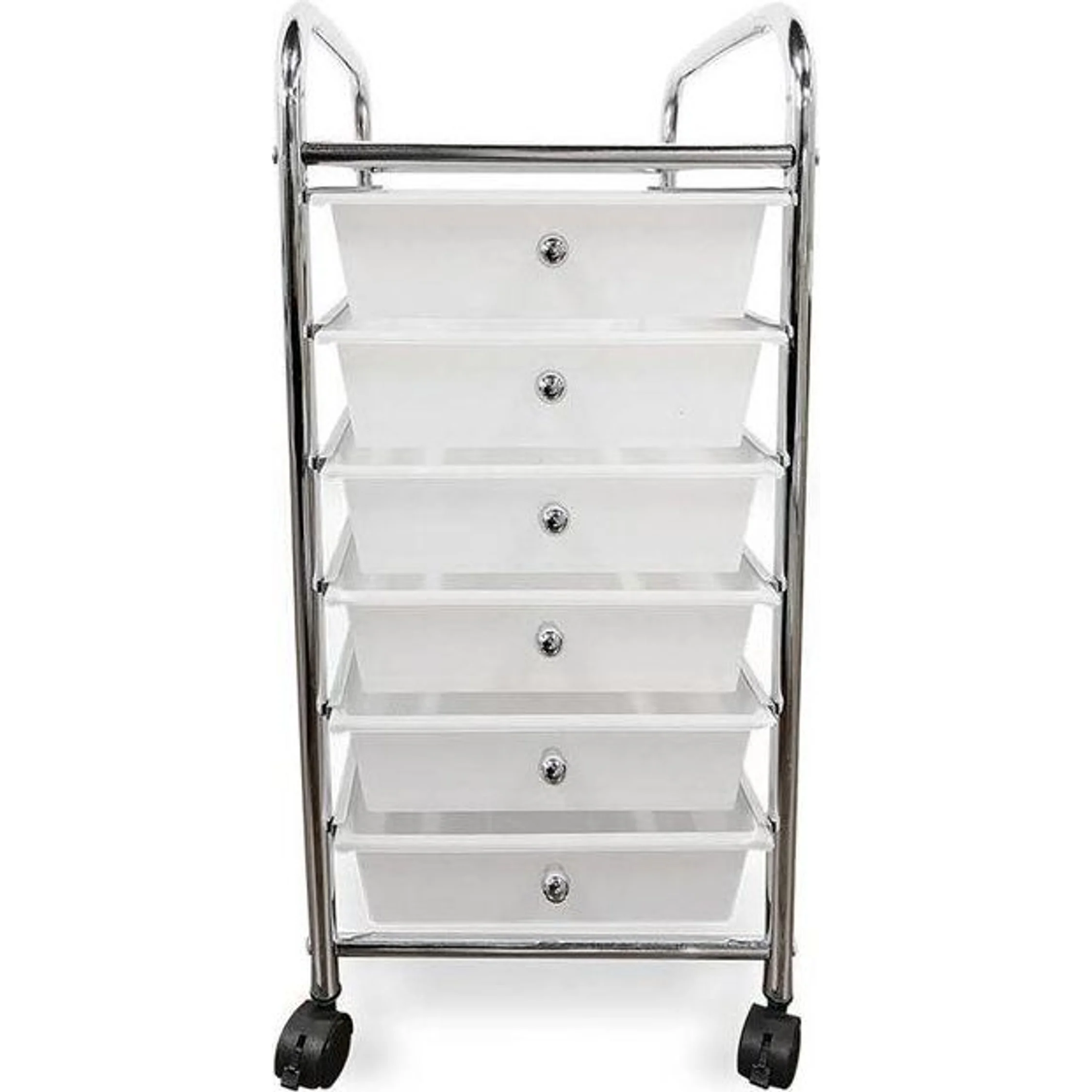 Confortime - Cajonera de metal con 6 cajones, 66.5cm - Organizador compacto y duradero para espacios reducidos, diseño moderno y elegante