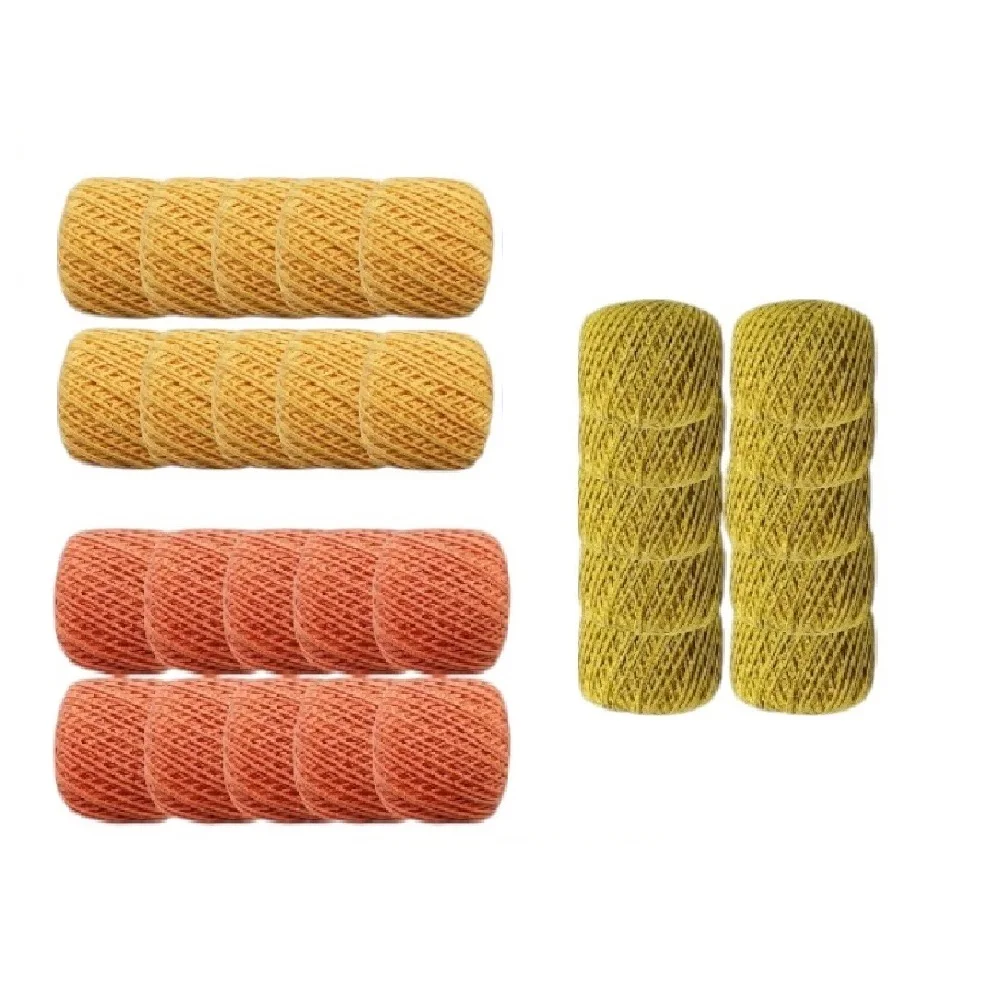 Lote 30 Ovillos Pacifico LANAS LUZ COLOR Colorido Pacífico - 50g 125m c/u - Para Agujas 4-5 mm - Ideal Tejido y Manualidades