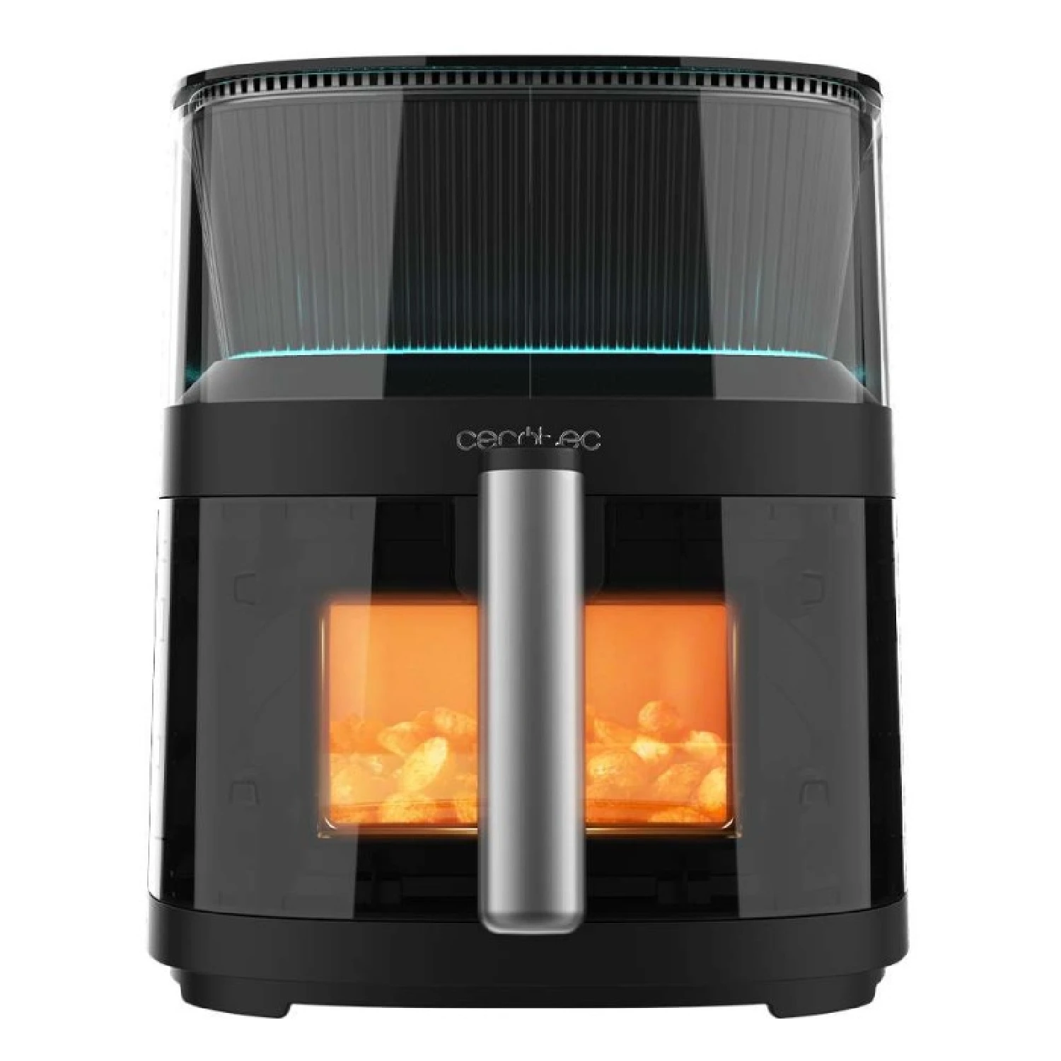 Cecotec Freidora de Aire sin Aceite de 5 L Cecofry Neon 5000 Air Fryer. 1500W, Spray de Agua, Ventana, Luz Interior
