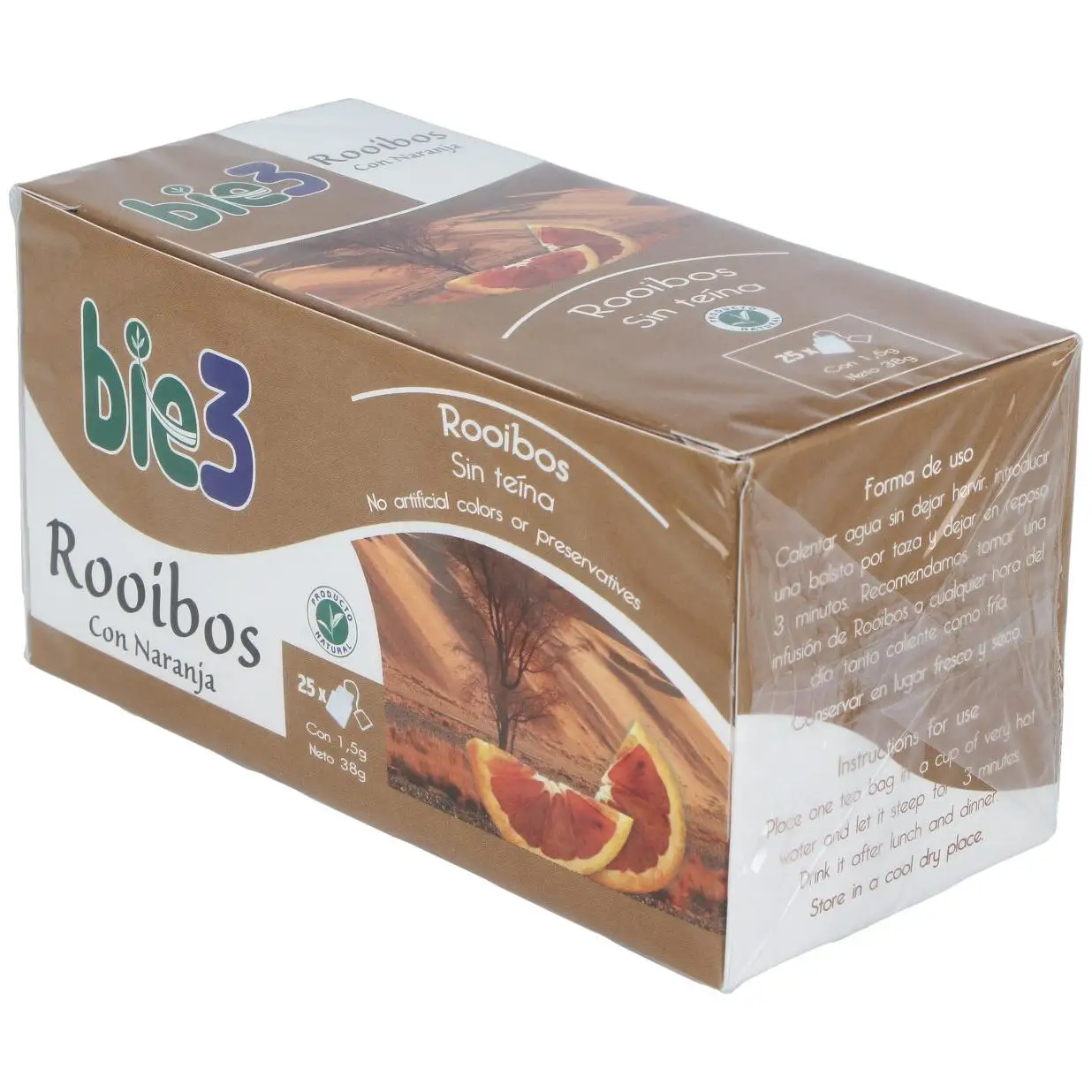 Bie 3 - Bie3 Te Rooibos with orange-infusion-25 sachets