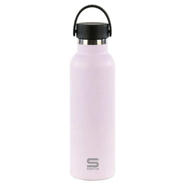Safta botella termo de 600ml - acero inoxidable - asa superior - color violeta