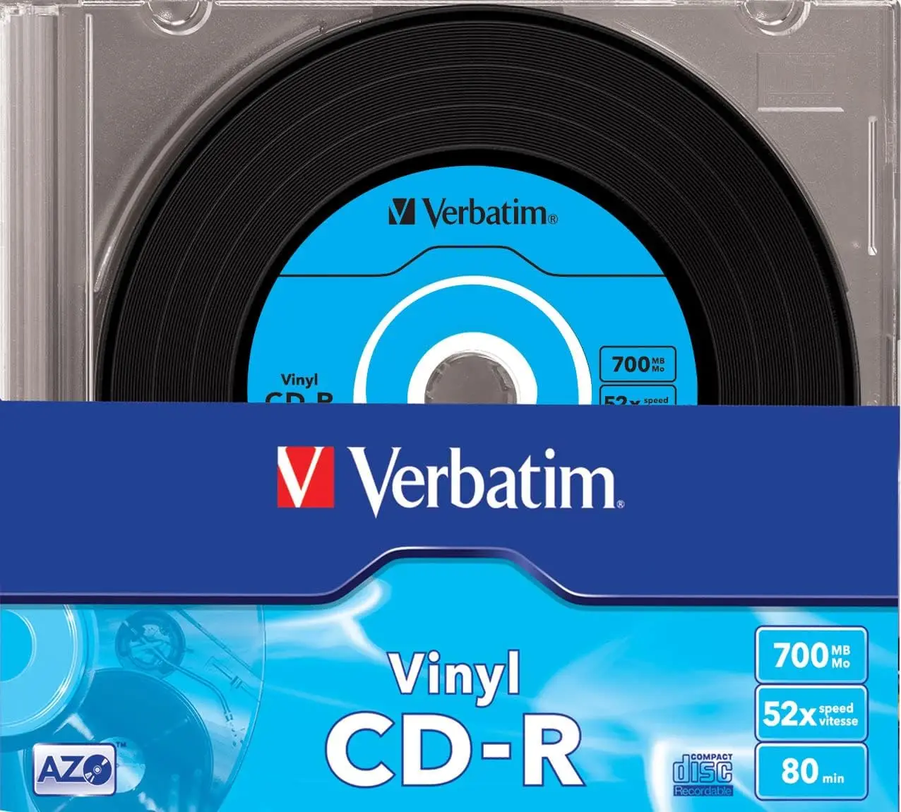 Verbatim 43426 52x Vinyl CD-R-Slim case 10 pieces