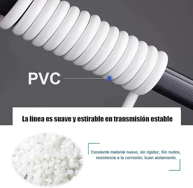 Power Extension Cable 2, 3, 5, 8, 10, 15M with Protection Plug, Max Power 3680W, 3G*1.5 mm², 230V, 16A, ideal for Home and Office use, stylish white design for durable and safe connections. #5