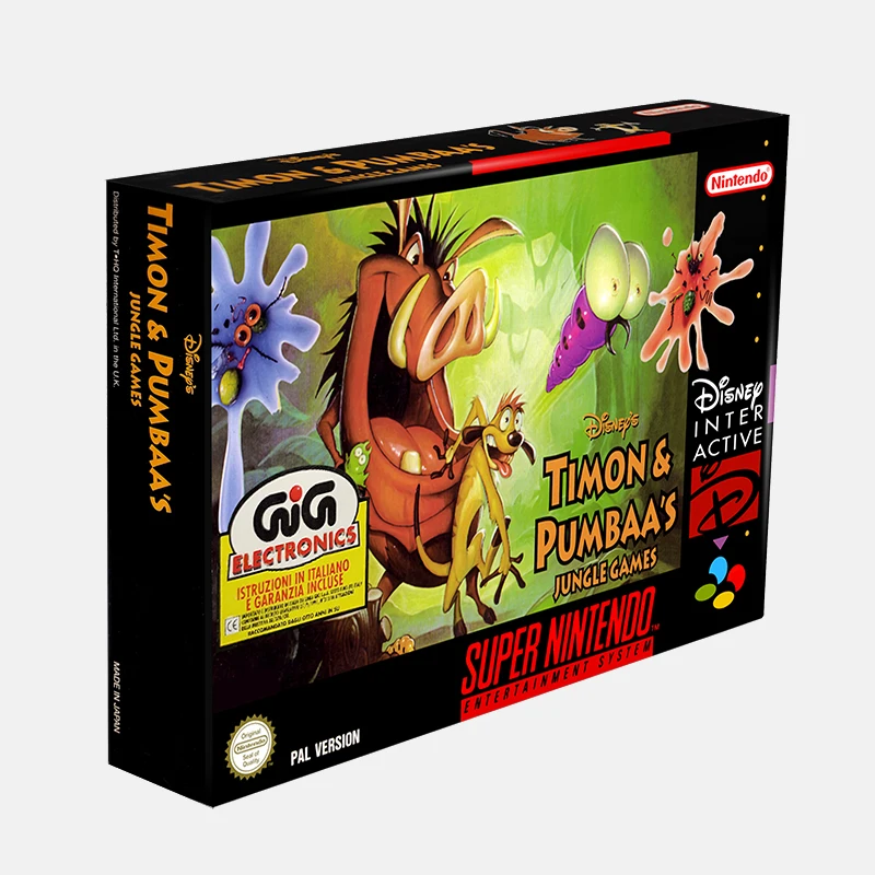 Timon and Pumbaas Jungle Games - SNES - Nuevo precintado