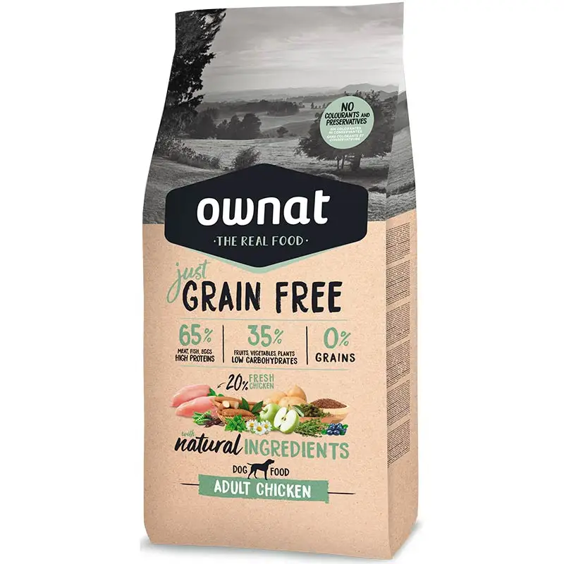 OWNAT ADULT JUST GRAIN FREE chicken feed for dogs 3KG