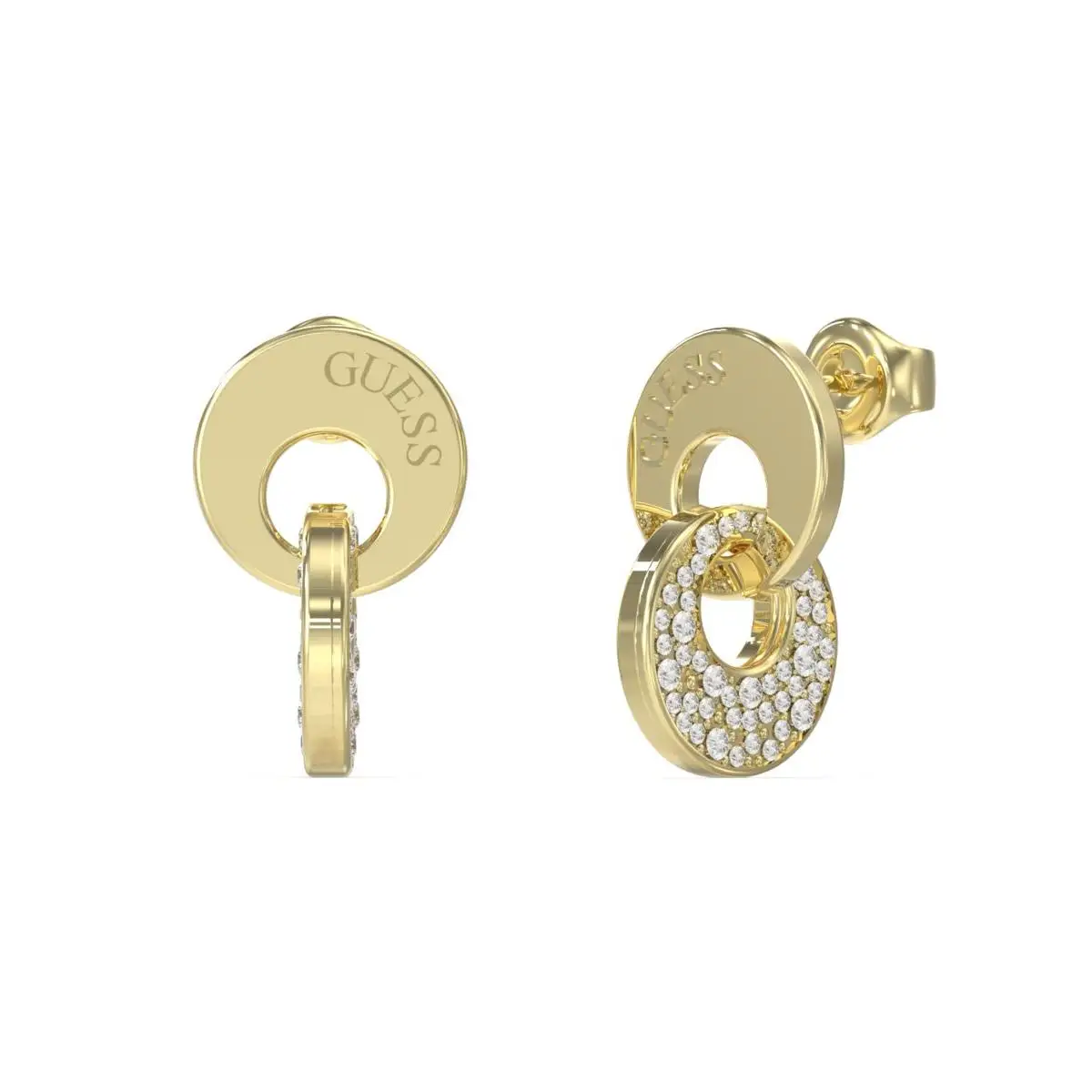 Guess Pendientes Mujer Blooming Summer De Acero Dorado