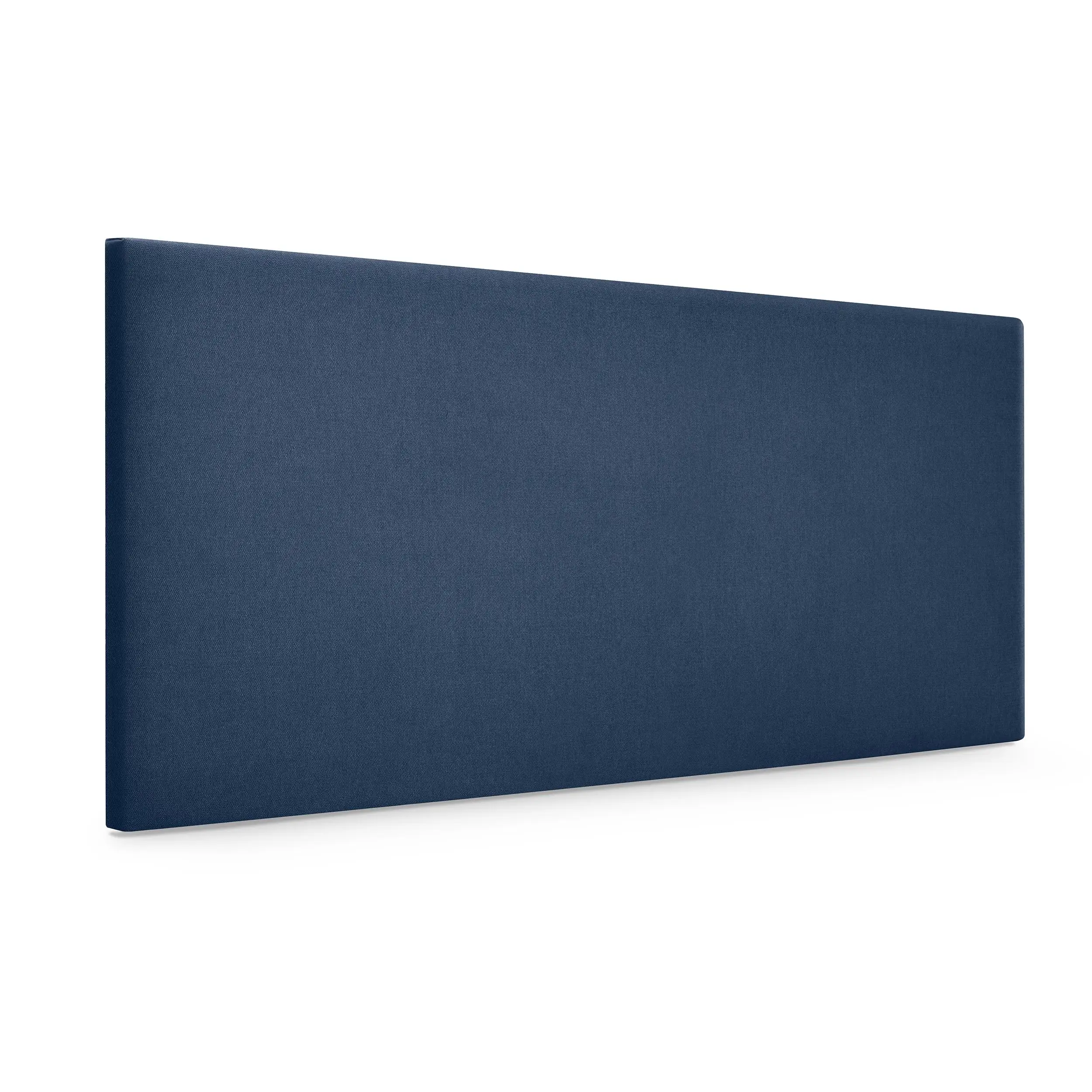DHOME Cabecero de Polipiel o Tela AQUALINE Liso Cabeceros Cabezal Tapizado Cama Lujo (Azul Tela)