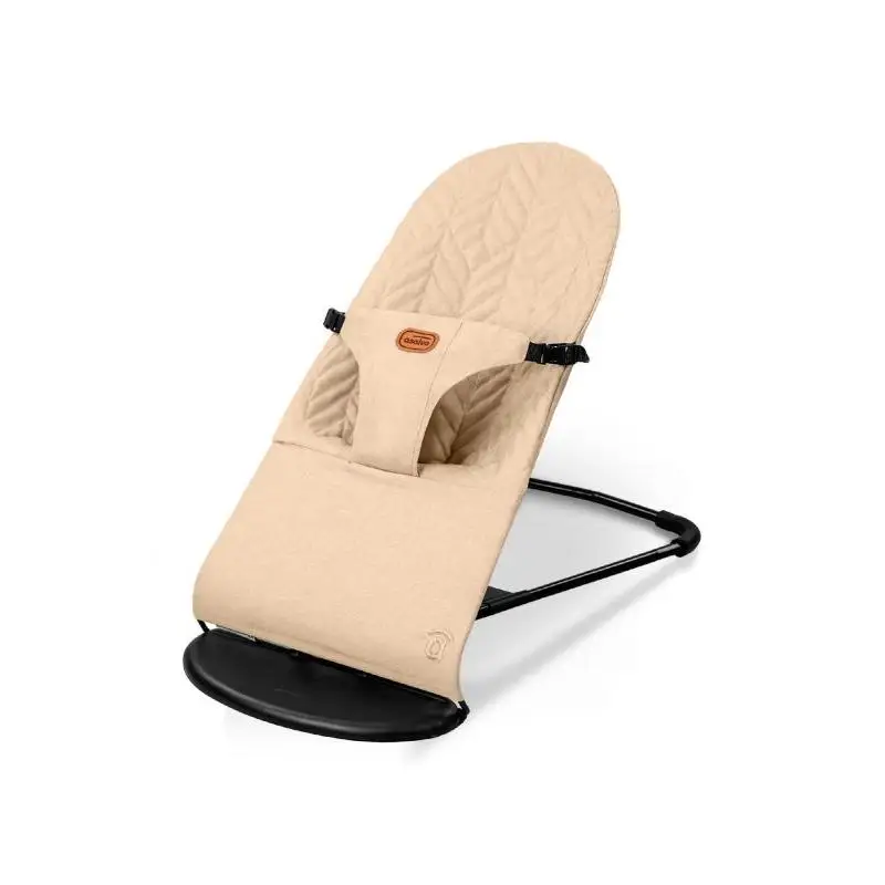 Asalvo Hamaca de Bebé Paradise - Elegante y Práctica Hamaquita con Textil Desenfudable y Arnés de Seguridad