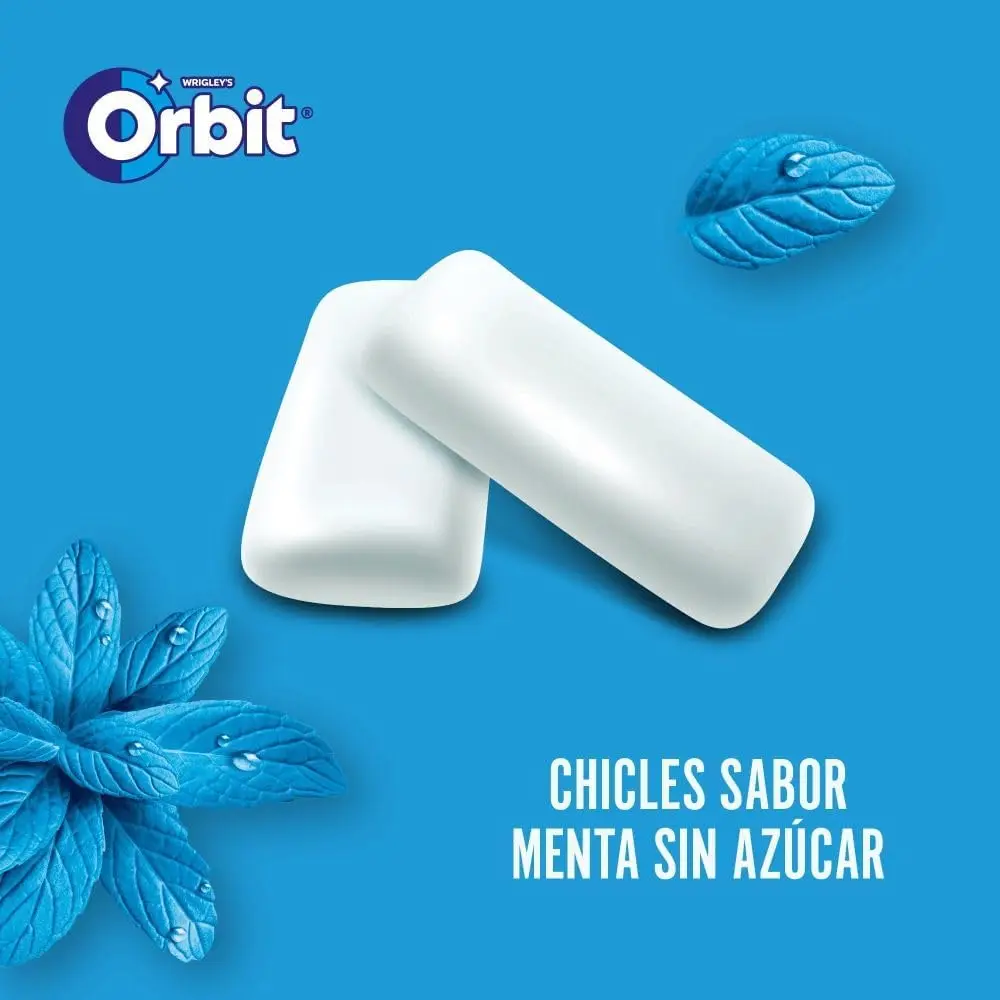 Orbit Gum-Sugar Free-Mint Flavor-Gragea Format (30x10 gum)