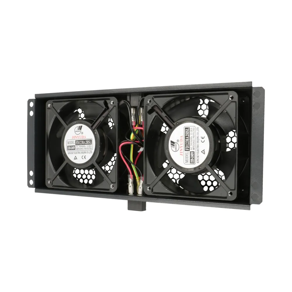 Unidad de enfriamiento Extralink con 2 ventiladores, incluye cable para termostato