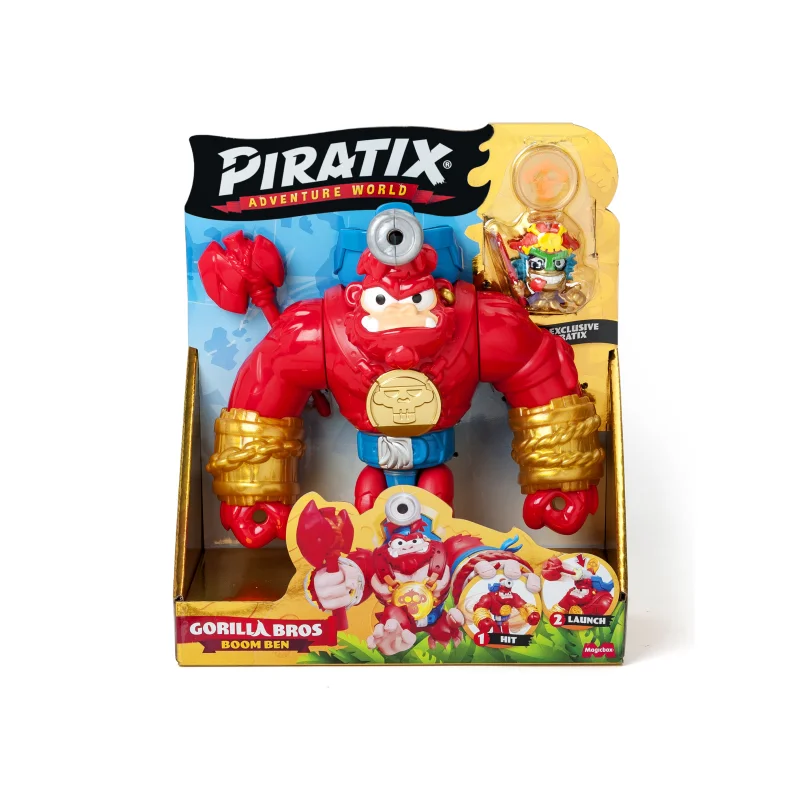 MagicBox Piratix Gorilla Bros Boom Ben — Figura Pirata con Accesorios