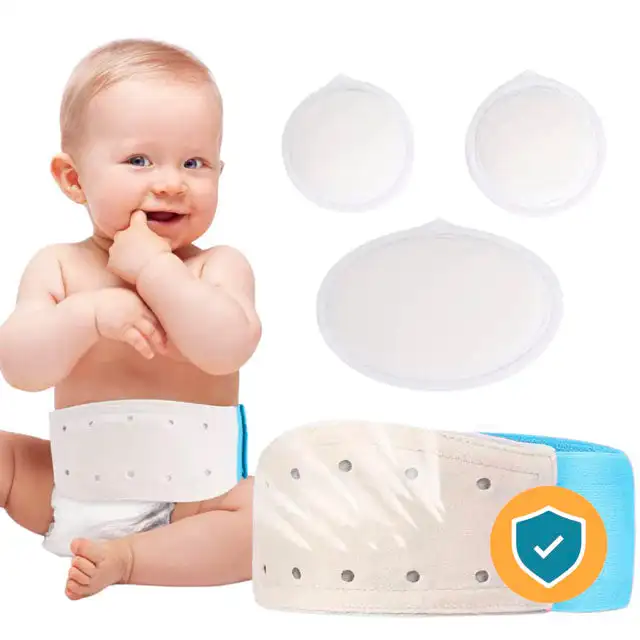 Hernia Umbilical baby belt with 3 orthoprime pads