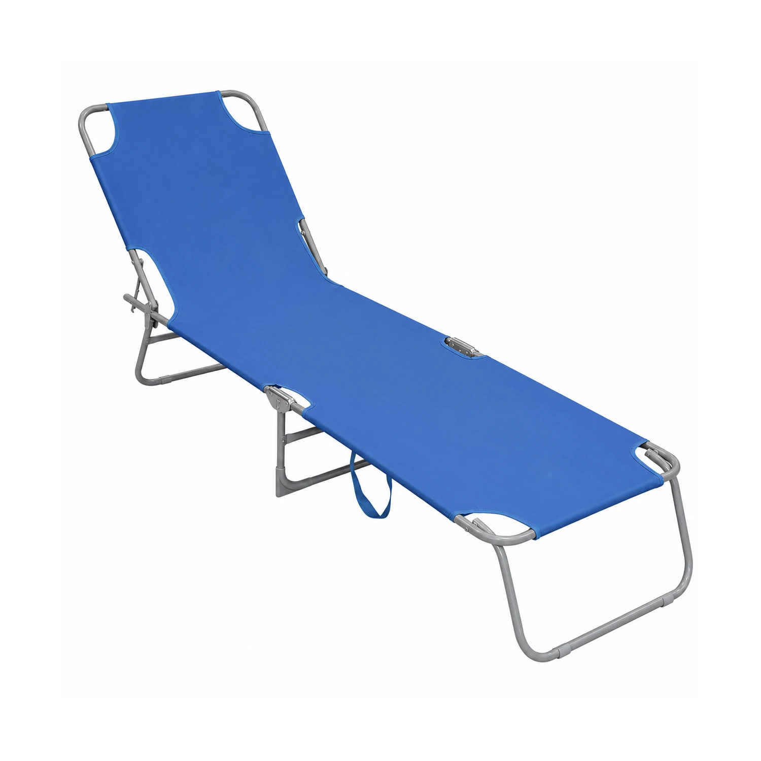 Life Basics Tumbona Plegable Reclinable 180°, Cama de Playa Multiposición con Estructura de Acero Resistente, Tela Oxford Duradera, Tumbona Ajustable para Jardín, Terraza, Camping, Piscina y Playa