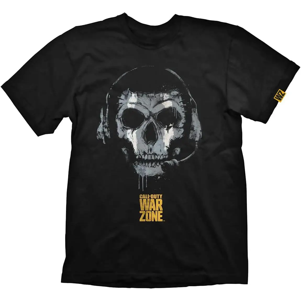 Call of dutty skull black s t-shirt