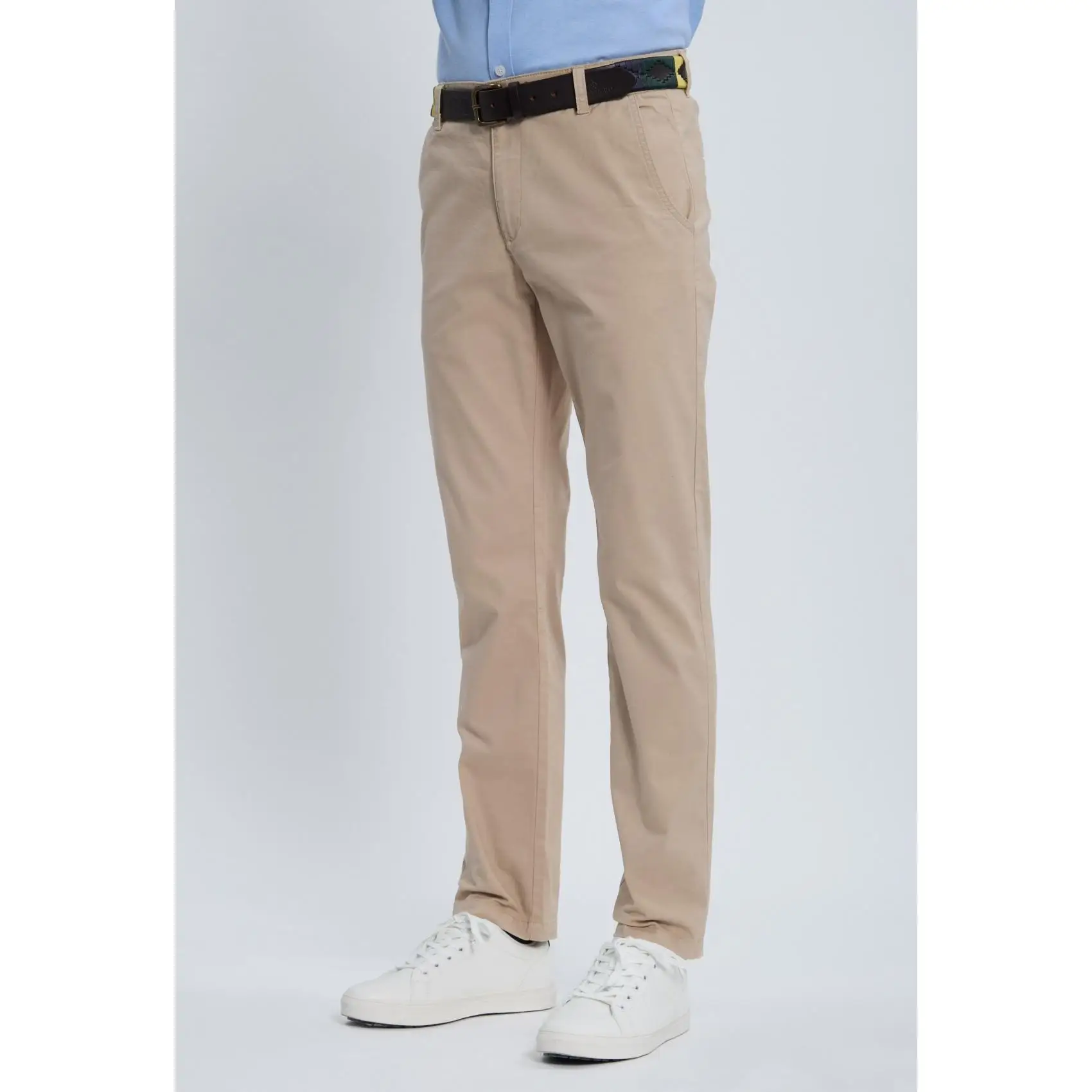 Pantalón chino Valecuatro clásico beige