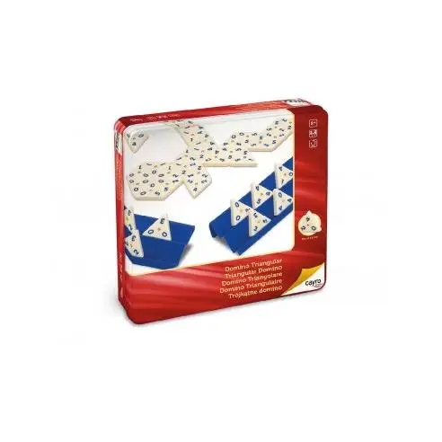 Domino triangular metal box cayro root table games all toys games