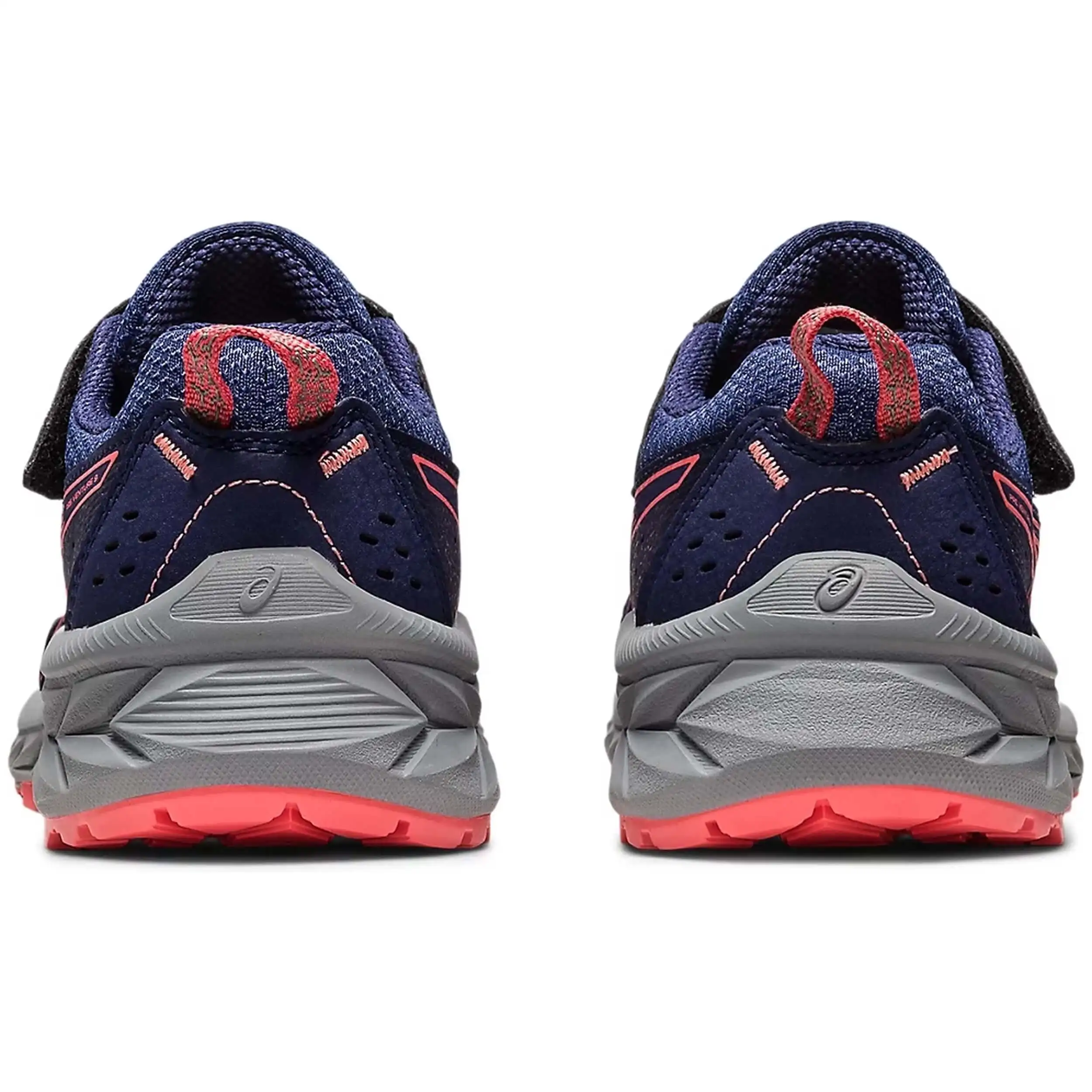 Asics brand running shoes model 1014a277-400 for kids in violet