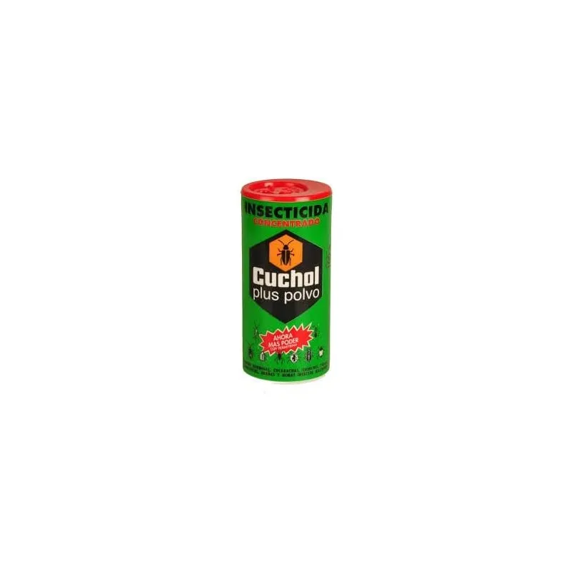 Insecticida en Polvo Plus Cuchol 100g - Acción Rápida contra Hormigas, Cucarachas y Chinches