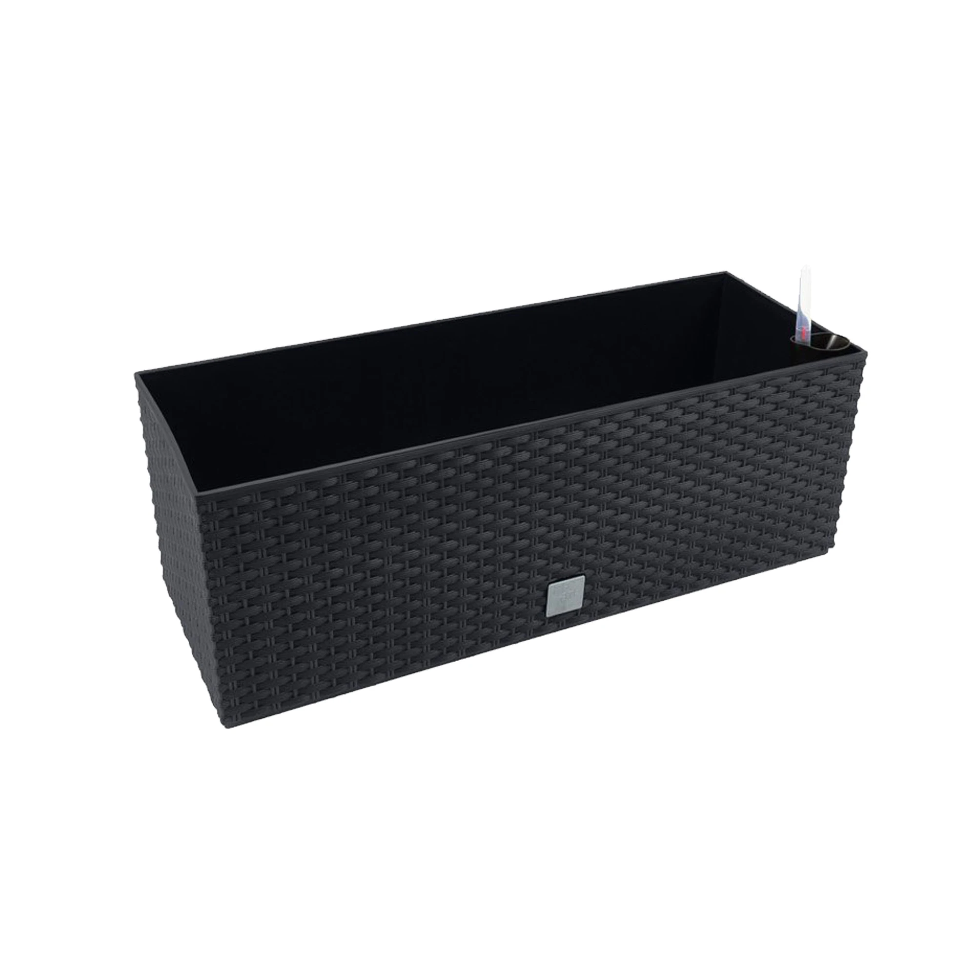 17L anthracite 52x20x19cm Rectangular planter with self-watering thriplast