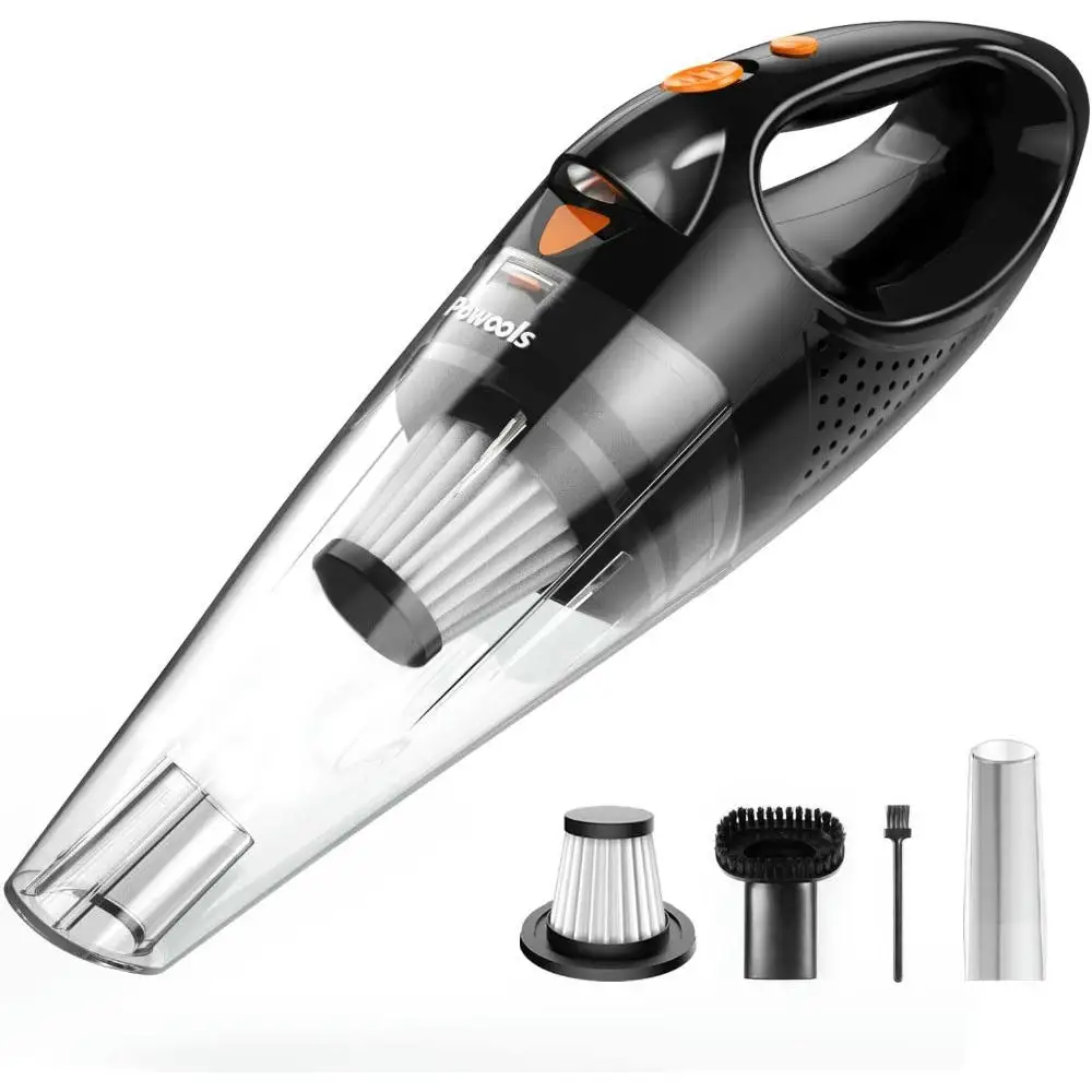 VacLife - Aspiradora de mano recargable inalámbrica para automóvil, aspiradora de mano de alta potencia con tecnología Cahrge rápida, aspiradora portátil con batería de gran capacidad, aspiradora de