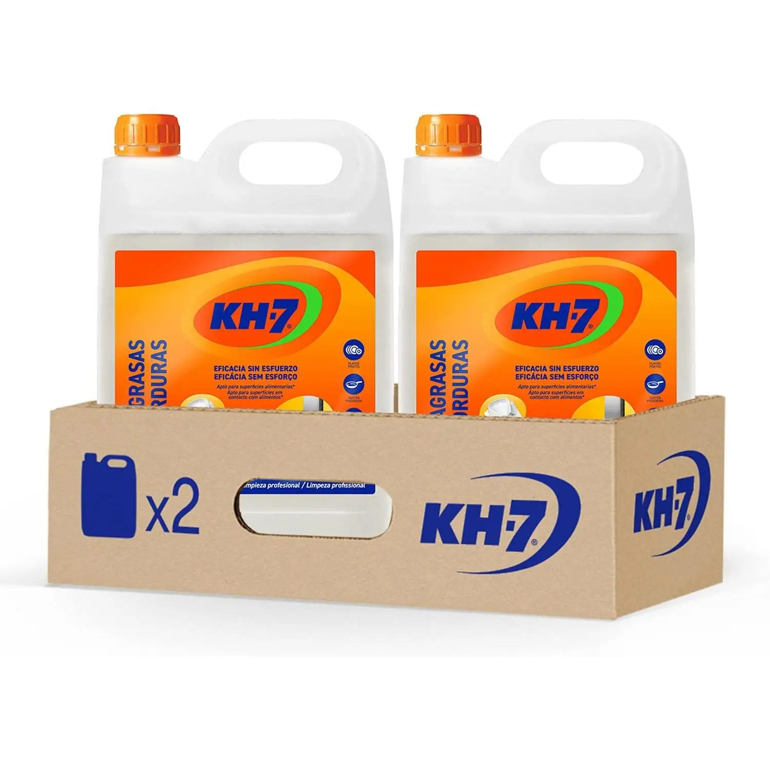 KH-7 Quitagrasas Profesional – Garrafa 5 o 10 Litros – 2 Unidades o 1 Unid. – Elimina sin esfuerzo