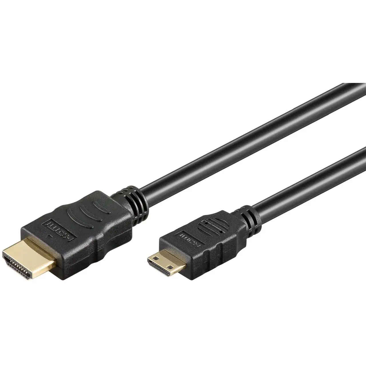 Goobay 74083 cable HDMI 2 m HDMI tipo A (Estándar) HDMI tipo C (Mini) Negro