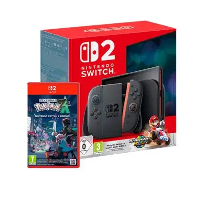 Consola Nintendo Switch 2 + Mario Kart World (Codigo Descarga) + Pokemon Leyendas Z-A Nintendo Switch 2 Edition - Nuevo Precintado