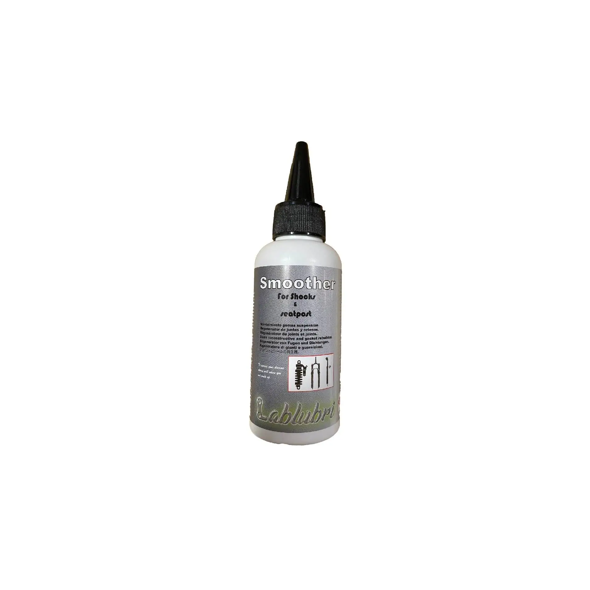 Smoother for Shocks, seatpost 100ml Lablubri Mantenimiento regenerador de Juntas y retenes suspensiones y tijas telescopicas