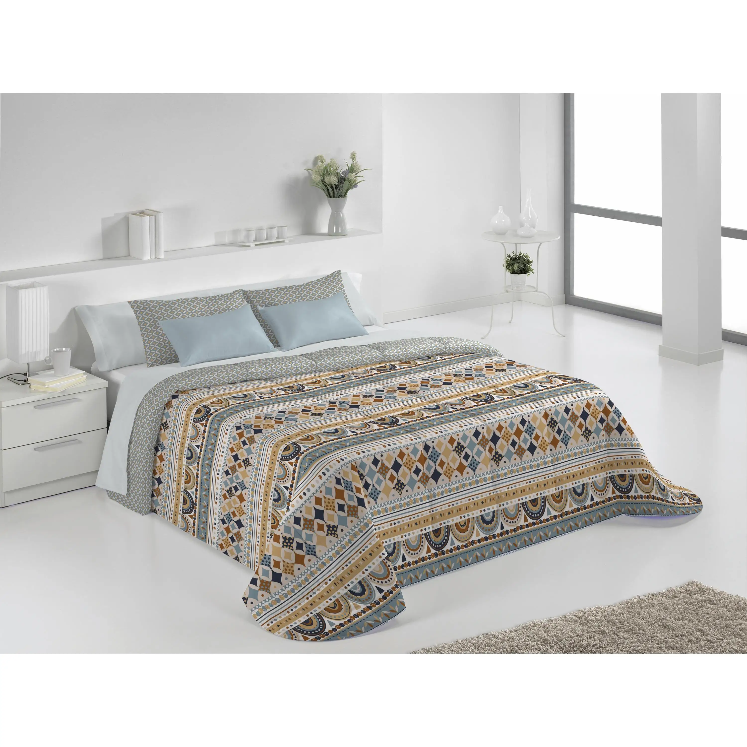 JVR - Espectacular conforter nórdico modelo JOYCE - Tejido Microfibra - Fabricado en España - Cama 90/105/135/150/160/180