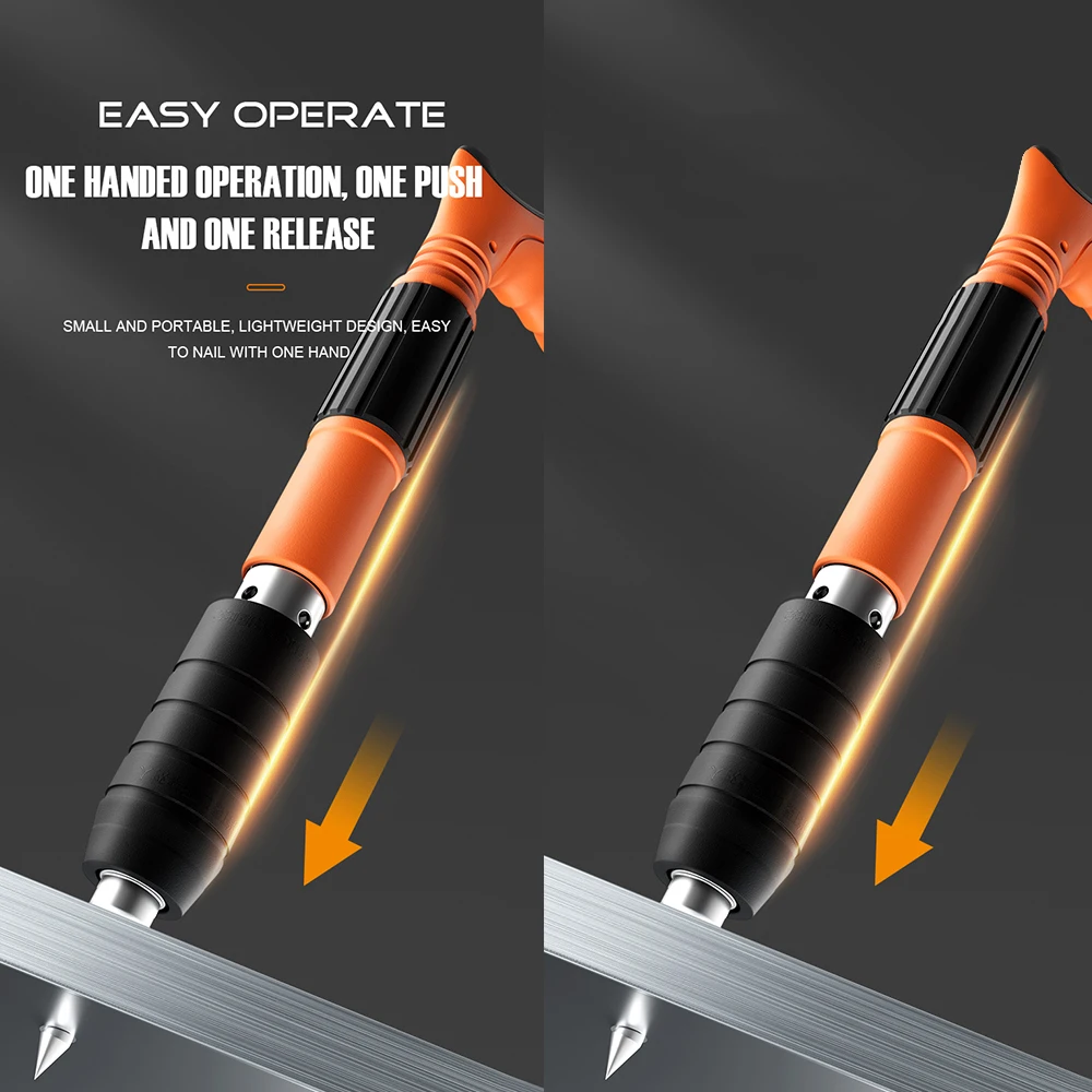 Mini Steel Nail Gun, Manual Riveter Gun, Concrete Wall, Ceiling, Wall Anchor, Wire Slotting Device, Home Wall Clamping Rivet Tools