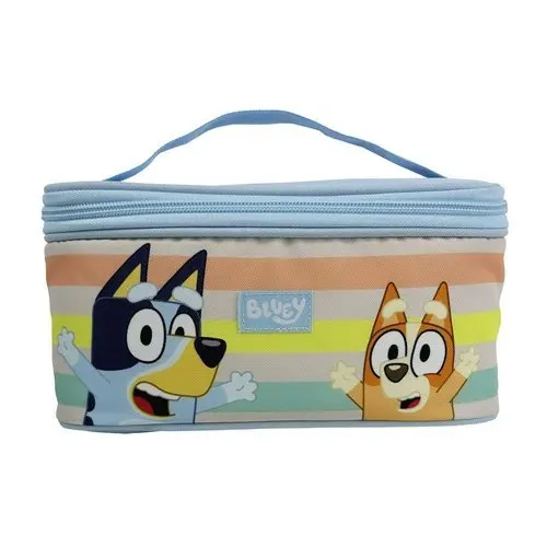 Bluey Multi-Color Makeup Bag by Cyp, measuring 23x11x11 cm, ideal for organizing cosmetics and toiletries. - Product Main Image