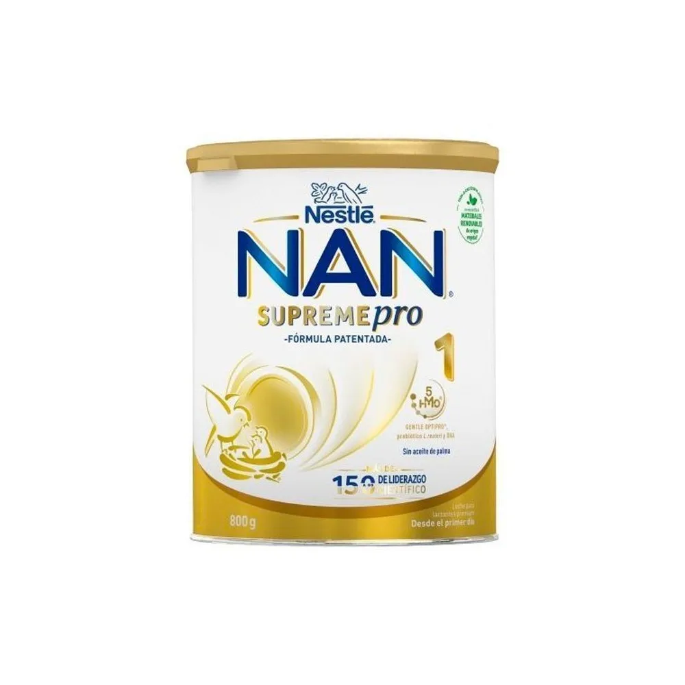 Nestle Beba Fórmula Nestle Nan Supreme Pro 1 800g para Lactantes | Nutrición Esencial para Bebés