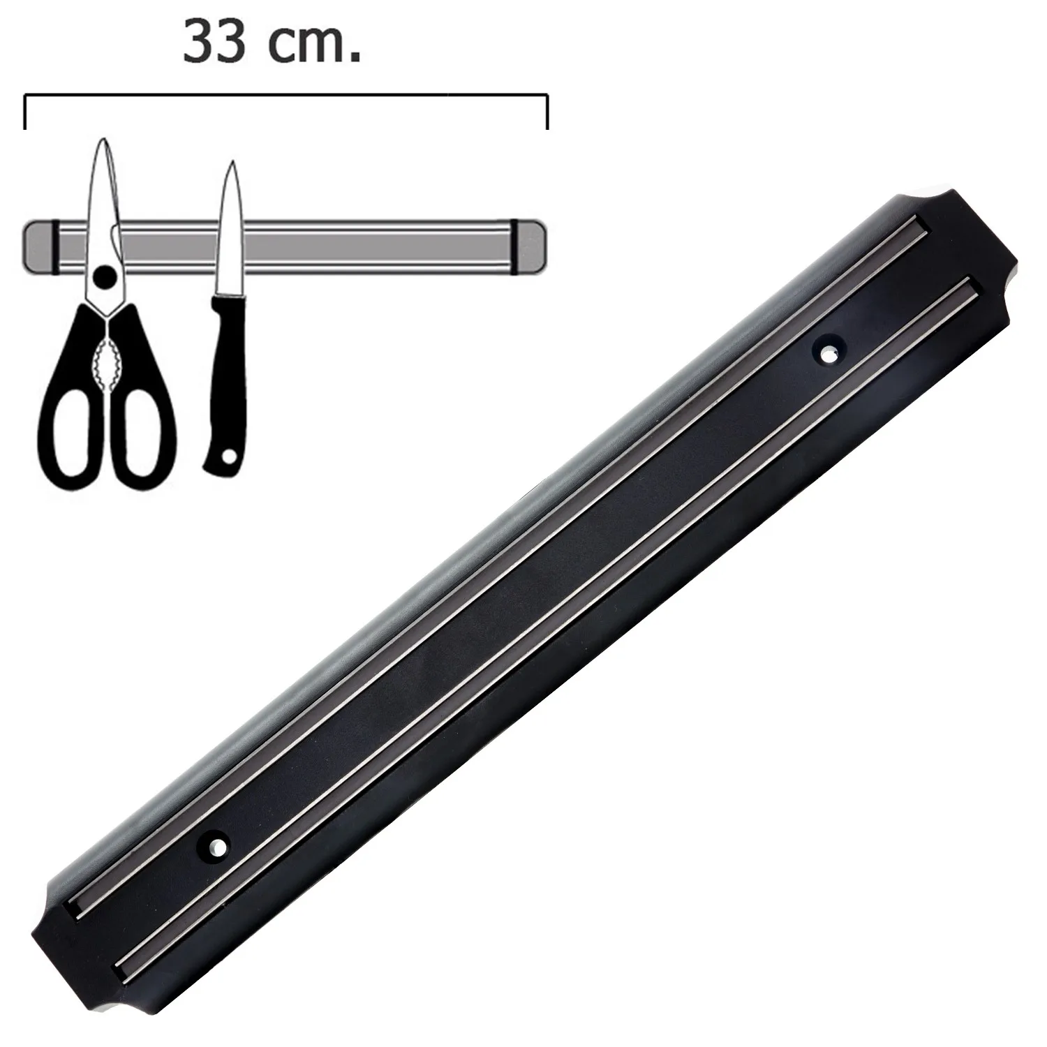 SANCO STORE - WOLFPACK LINEA PROFESIONAL Iman Barra 33 cm. Para Colgar Cuchillos / Multiusos